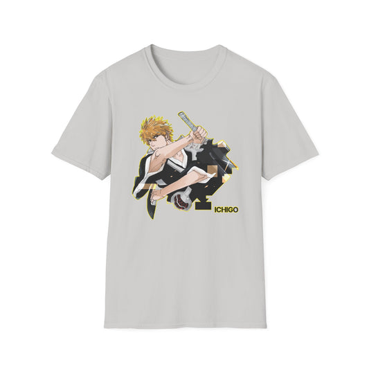 Bleach 12 Anime Unisex T-Shirt, Ichigo Graphic Tee, Softstyle Shirt, Gift for Fans, Casual Wear, Anime Merchandise