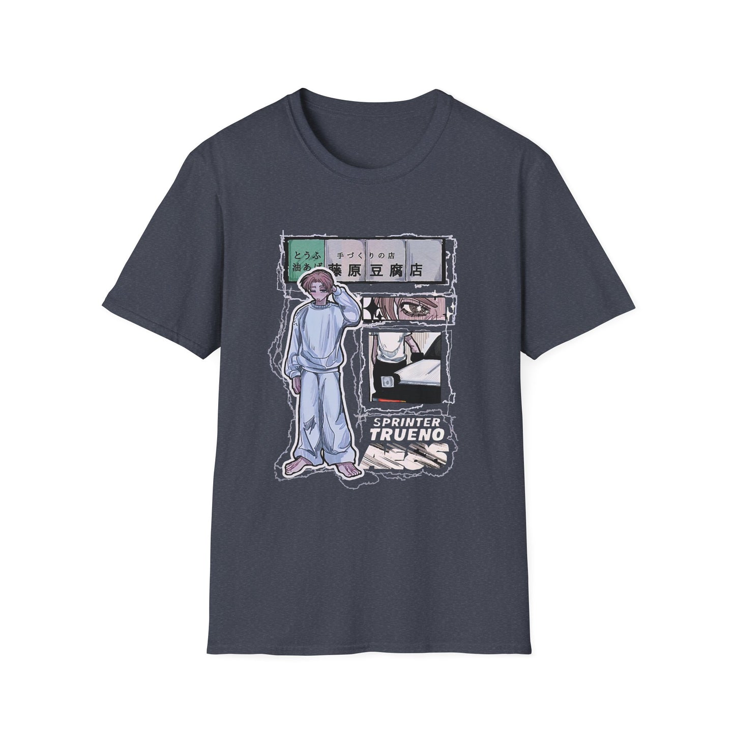 Whimsical Artistic initial D 10 Unisex Softstyle T-Shirt, Casual Wear, Graphic Tee, Creative Gift, Everyday Fashion, Unique Art Top