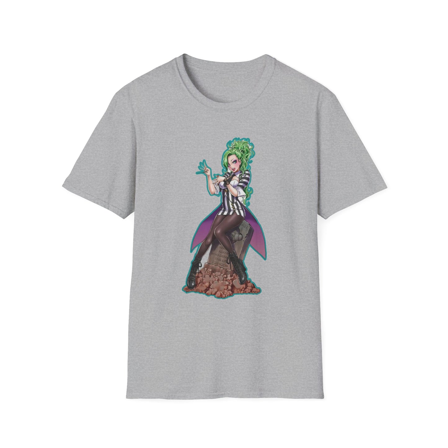 Anime-Inspired  spooky season masters of horror 4Unisex Softstyle T-Shirt, Unique Graphic Tee, Casual Wear, Gift for Anime Lovers, Trendy Fashion