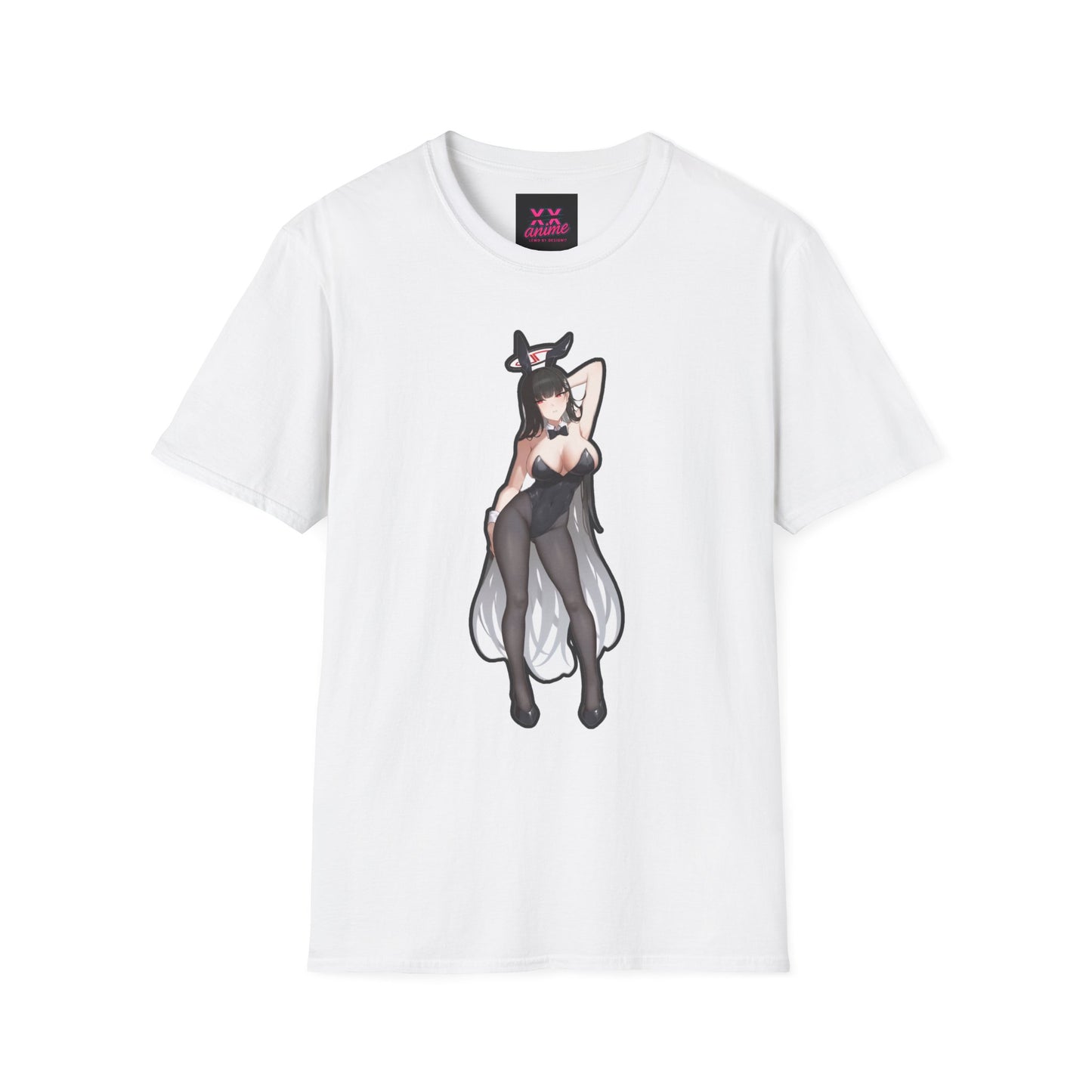 Anime-Inspired Witchy lewd bunny 2 T-Shirt: Spooky Season Vibe, Perfect for Comic Con, Halloween Party, or Casual Wear, Unisex Softstyle Tee, [...]