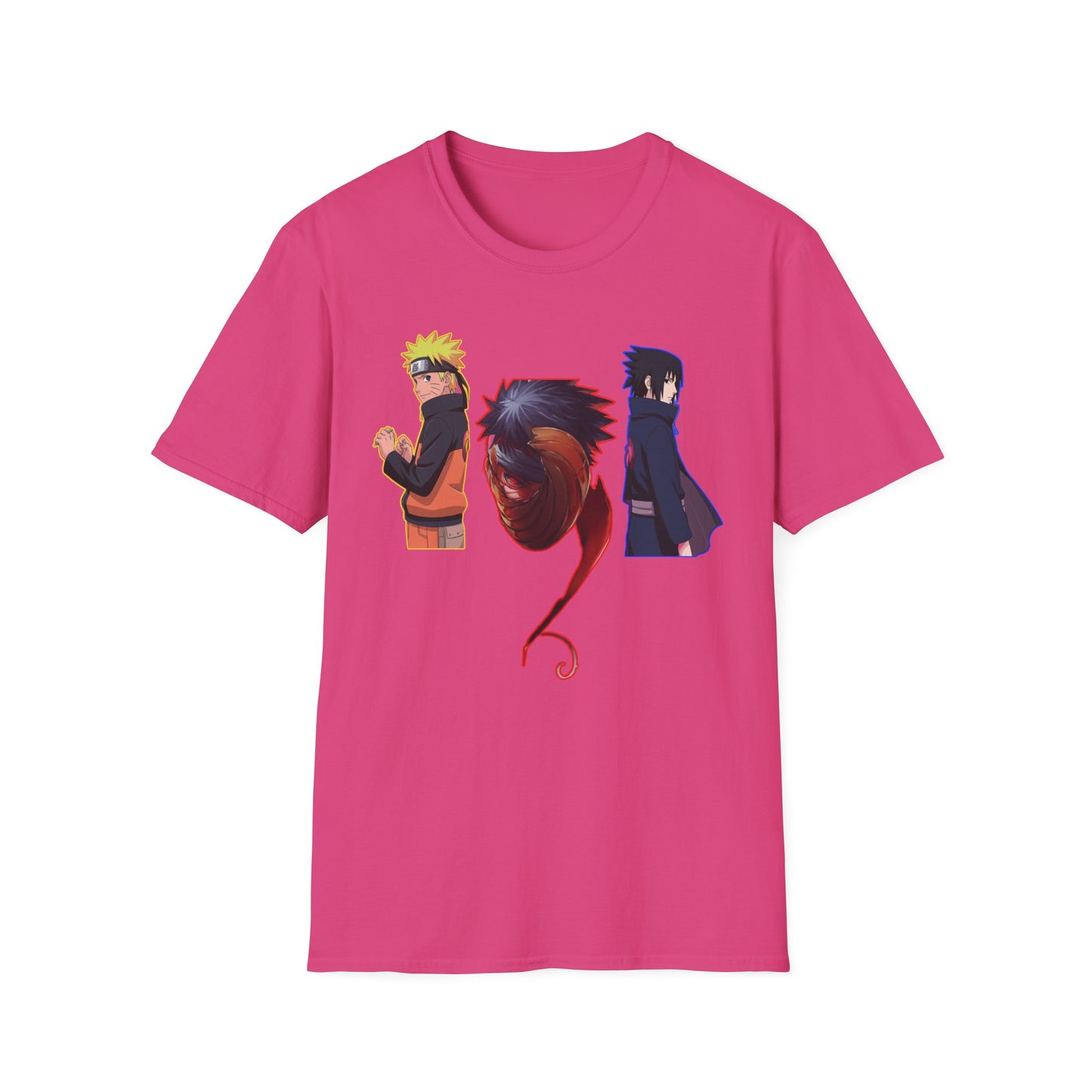 Anime-Inspired Naruto 5 Unisex Softstyle T-Shirt, Graphic Tee for Fans, Casual Wear, Gift for Birthdays, Cosplay, and Conventions