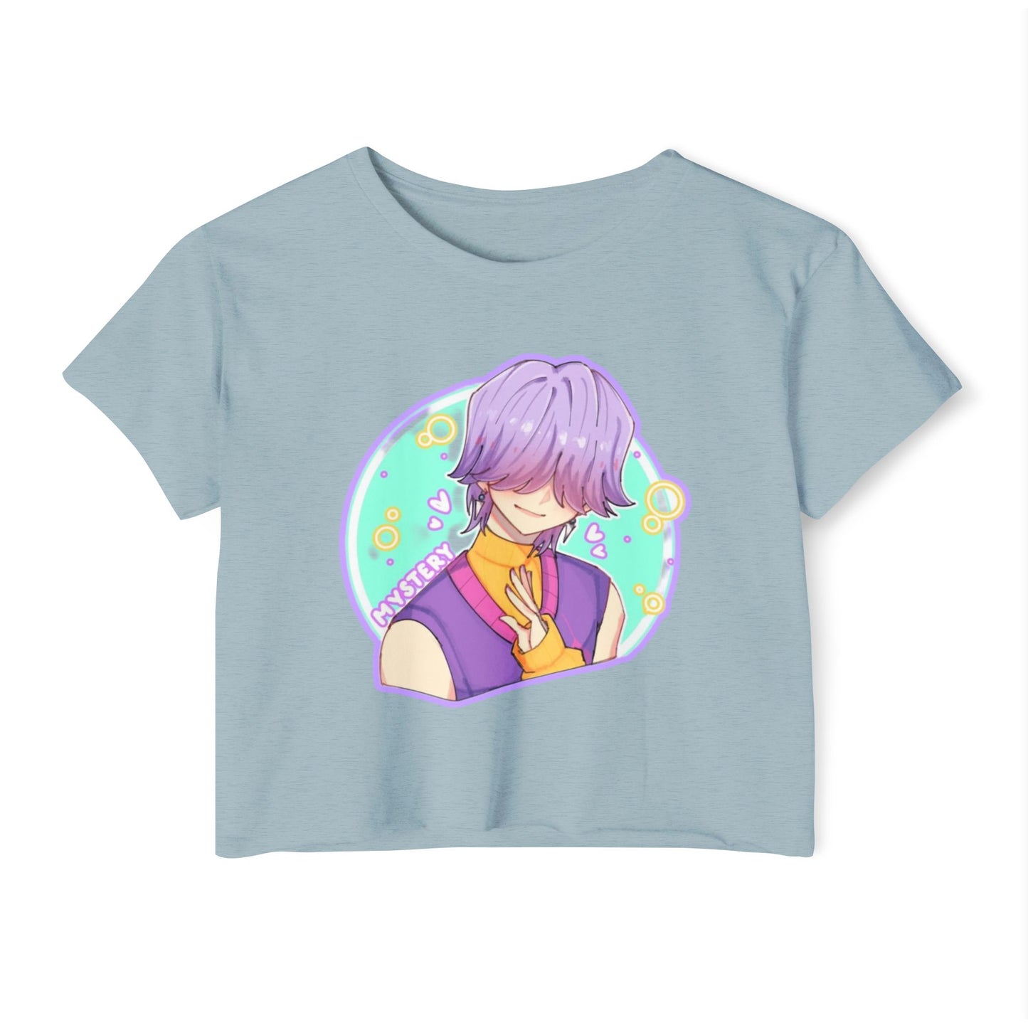 Vibrant Women's kpop boys 1 Festival Crop Top with Playful Design, Cute Summer Tee, Bohemian Shirt, Artsy Gift for Her, Perfect for Music Festivals
