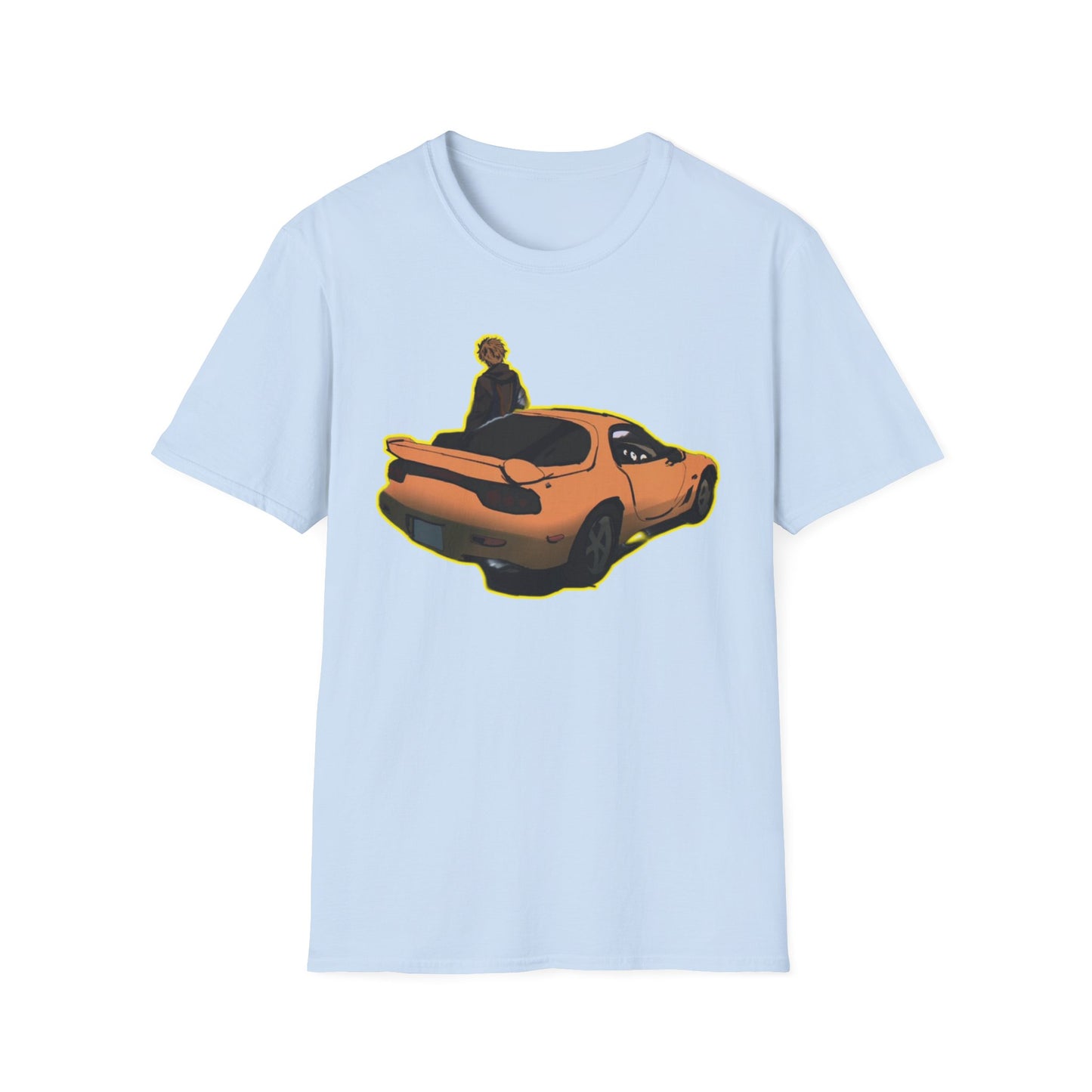Vibrant Car Art initial D 8 Unisex Softstyle T-Shirt, Casual Graphic Tee, Gift for Car Enthusiasts, Unique Apparel for Everyday Wear, Retro [...]