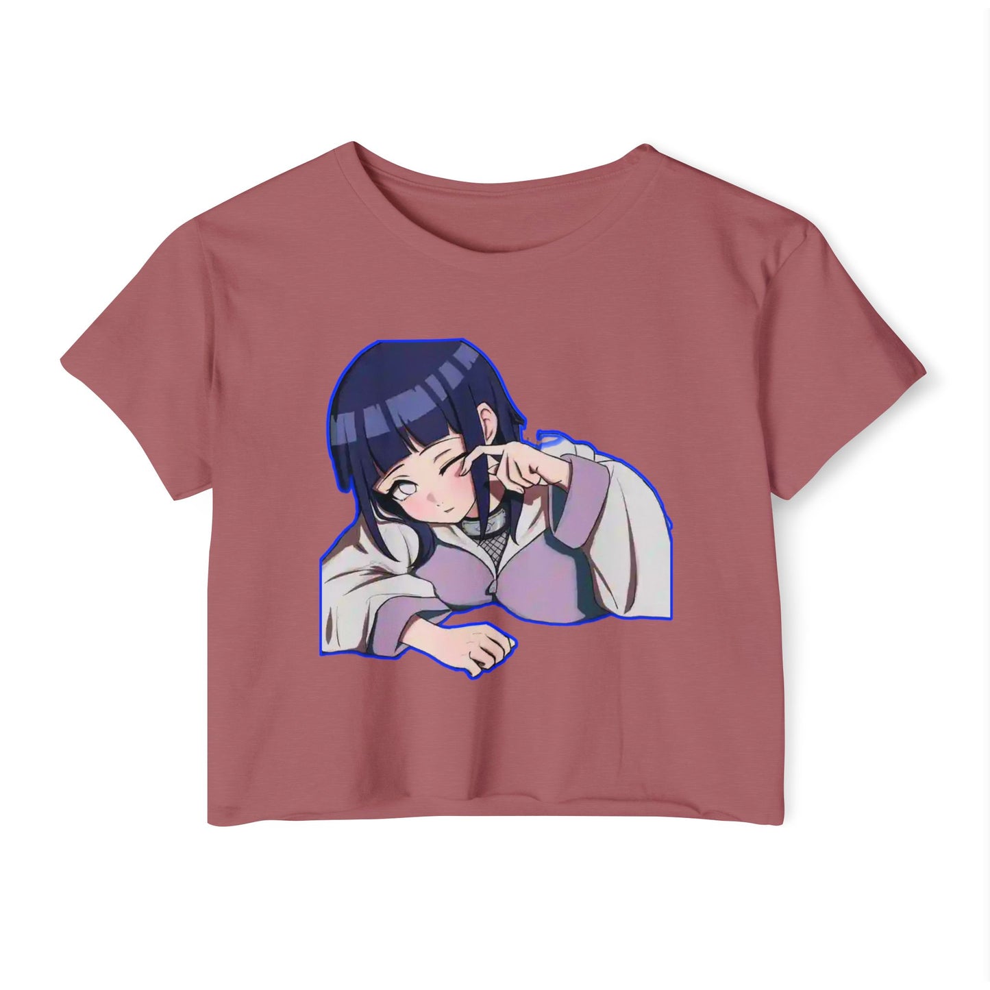 Women’s Festival Crop Naruto Top, Cute Anime Shirt, Casual Summer Tee, Trendy Graphic Top, Gifts for Her, Festival Wear