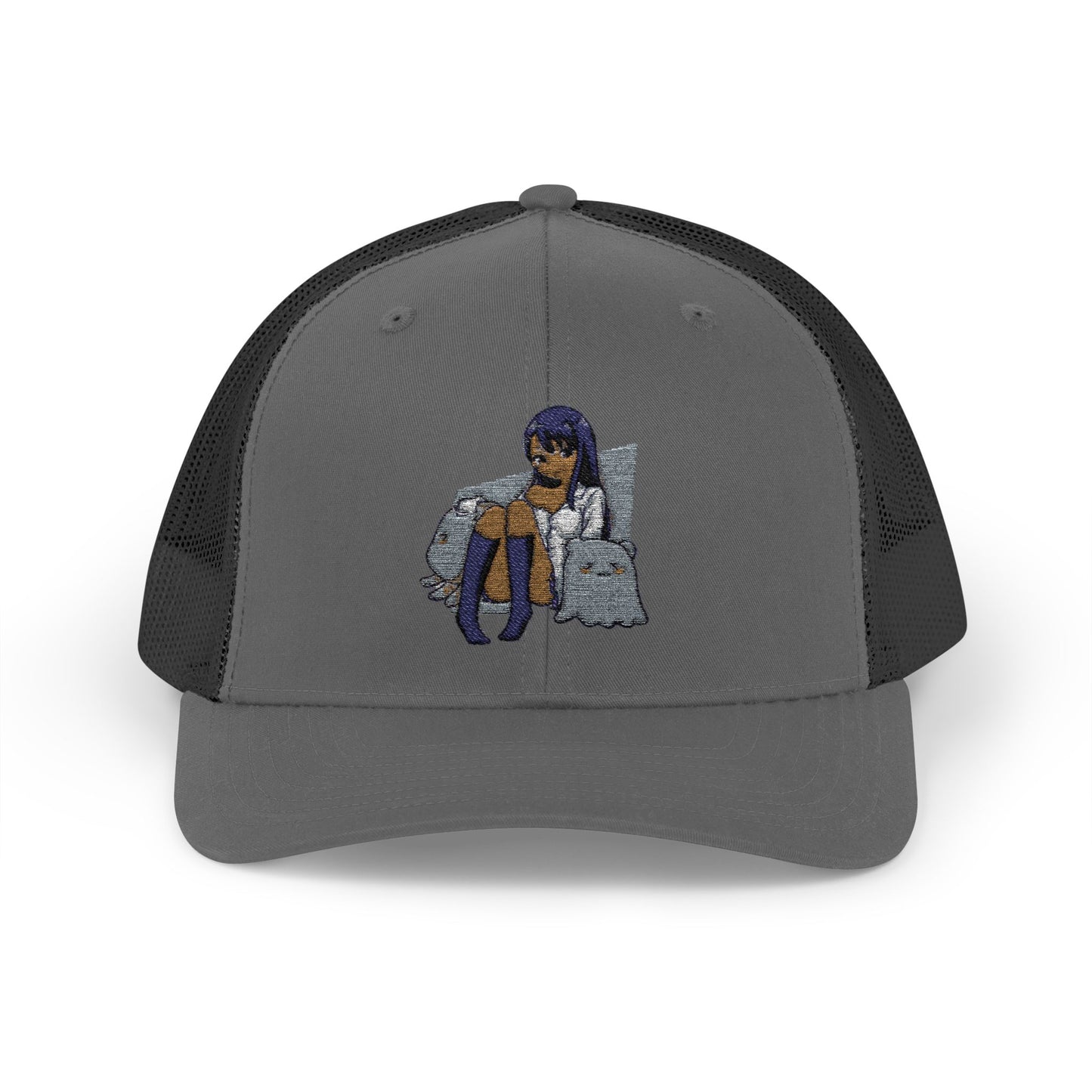 Chic Embroidered Snapback Trucker Cap, Stylish Hat for Women, Casual Fashion Accessory, Perfect Gift, Summer Vibes