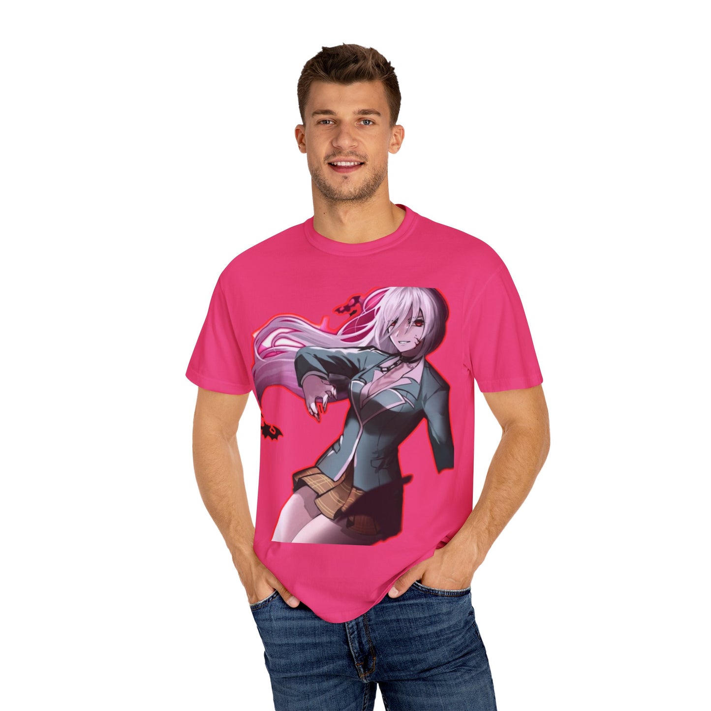 Anime-Themed T-Shirt Featuring Bold Artwork