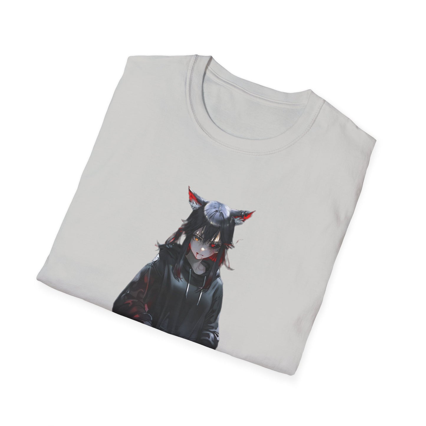 Anime-Inspired Graphic tokyo ghoul style 6T-Shirt, Unisex Softstyle Tee, Casual Wear, Gift for Otaku, Anime Expo, Trendy Streetwear, Unique Fashion