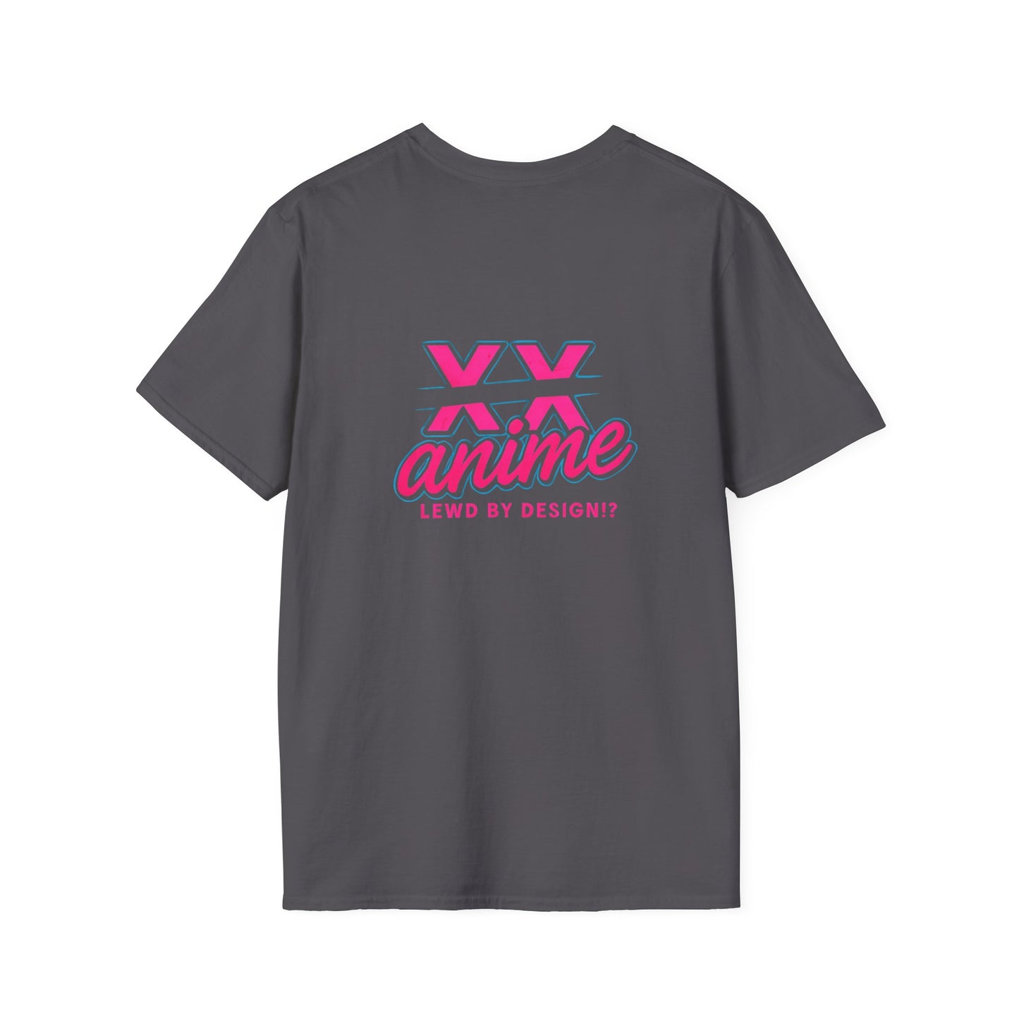 Anime Graphic lewd bunny 4 T-Shirt, Unisex Softstyle Tee for Anime Lovers, Casual Wear, Gift for Fans, Statement Tee, Edgy Style