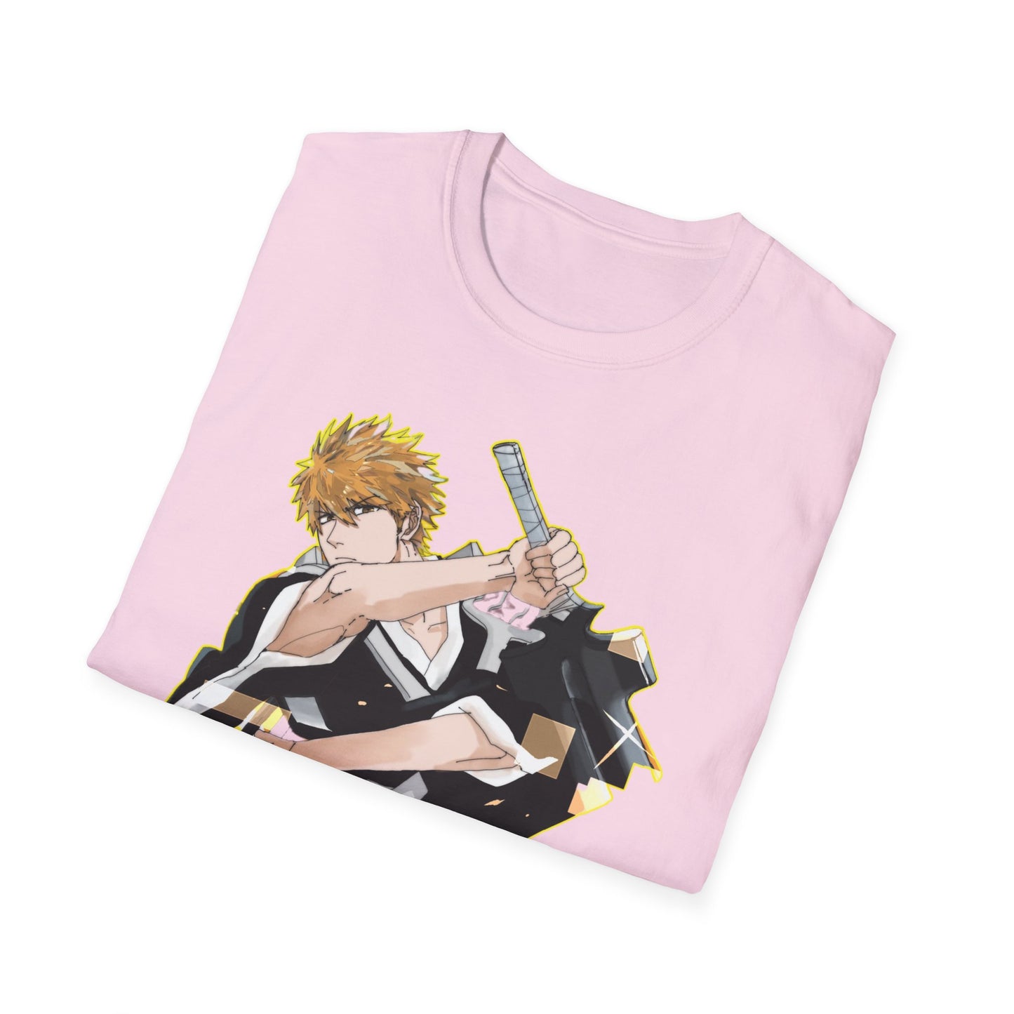 Bleach 12 Anime Unisex T-Shirt, Ichigo Graphic Tee, Softstyle Shirt, Gift for Fans, Casual Wear, Anime Merchandise