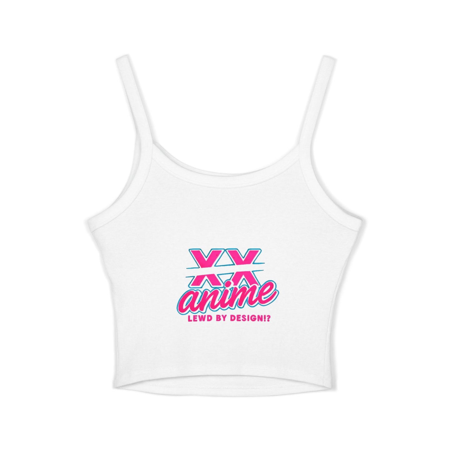Anime-Inspired kpop Women's Spaghetti Strap Tank Top | Cute Graphic Tees for Summer, Festival Wear, Casual Outfits, Anime Lovers, Unique Gift