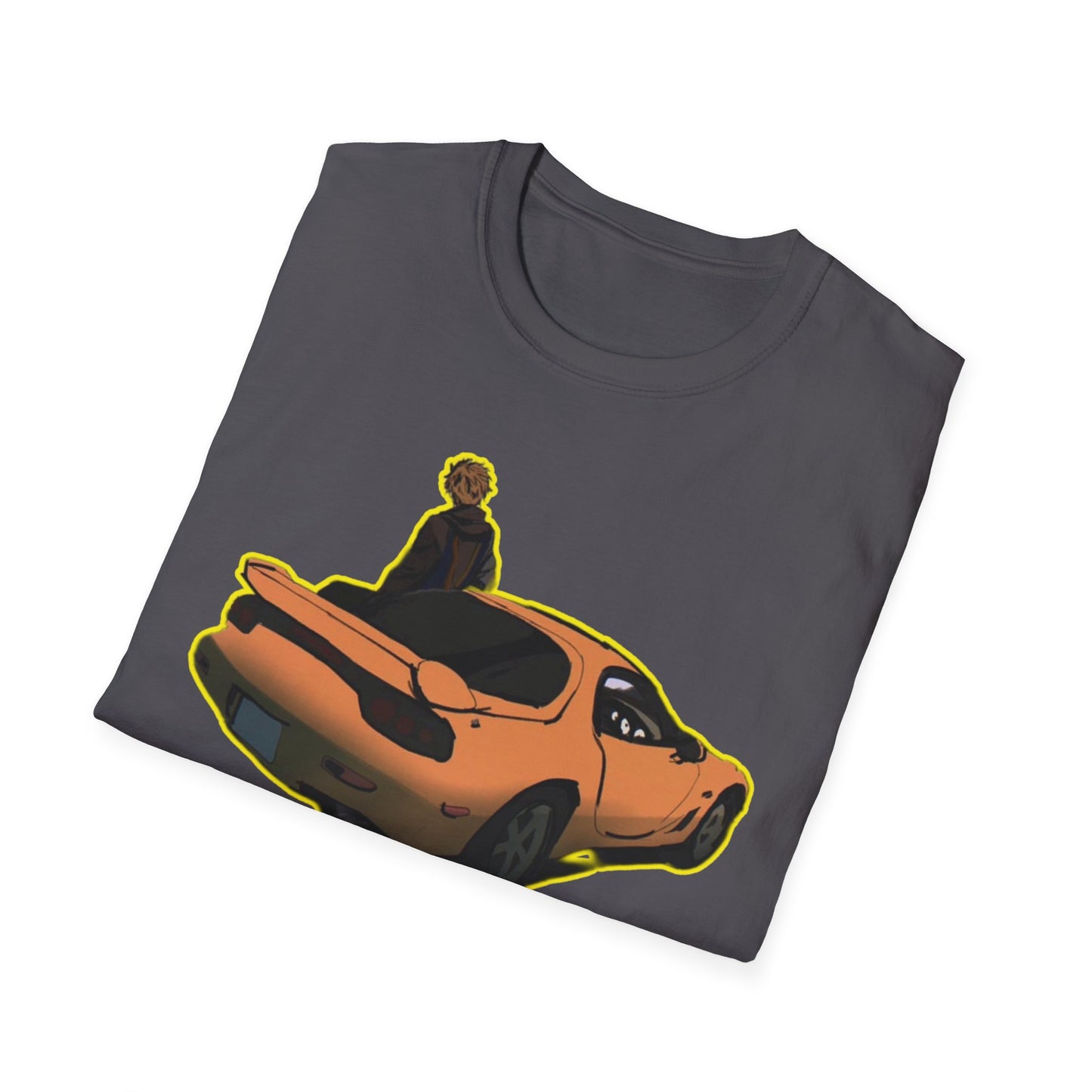 Vibrant Car Art initial D 8 Unisex Softstyle T-Shirt, Casual Graphic Tee, Gift for Car Enthusiasts, Unique Apparel for Everyday Wear, Retro [...]