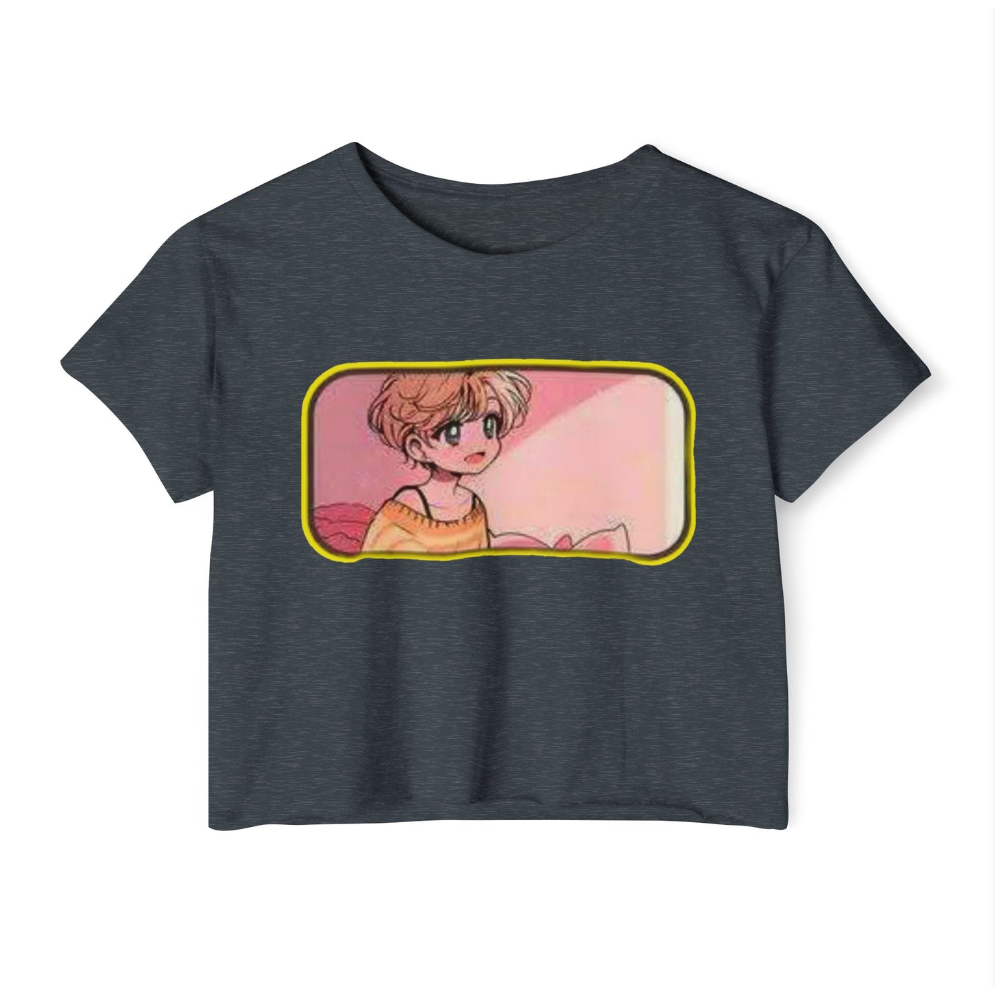 Women's Festival sailor moon 13 Crop Top, Boho Style Shirt, Artsy Graphic Tee, Summer Festival Clothing, Cute Casual Wear, Gift for Her