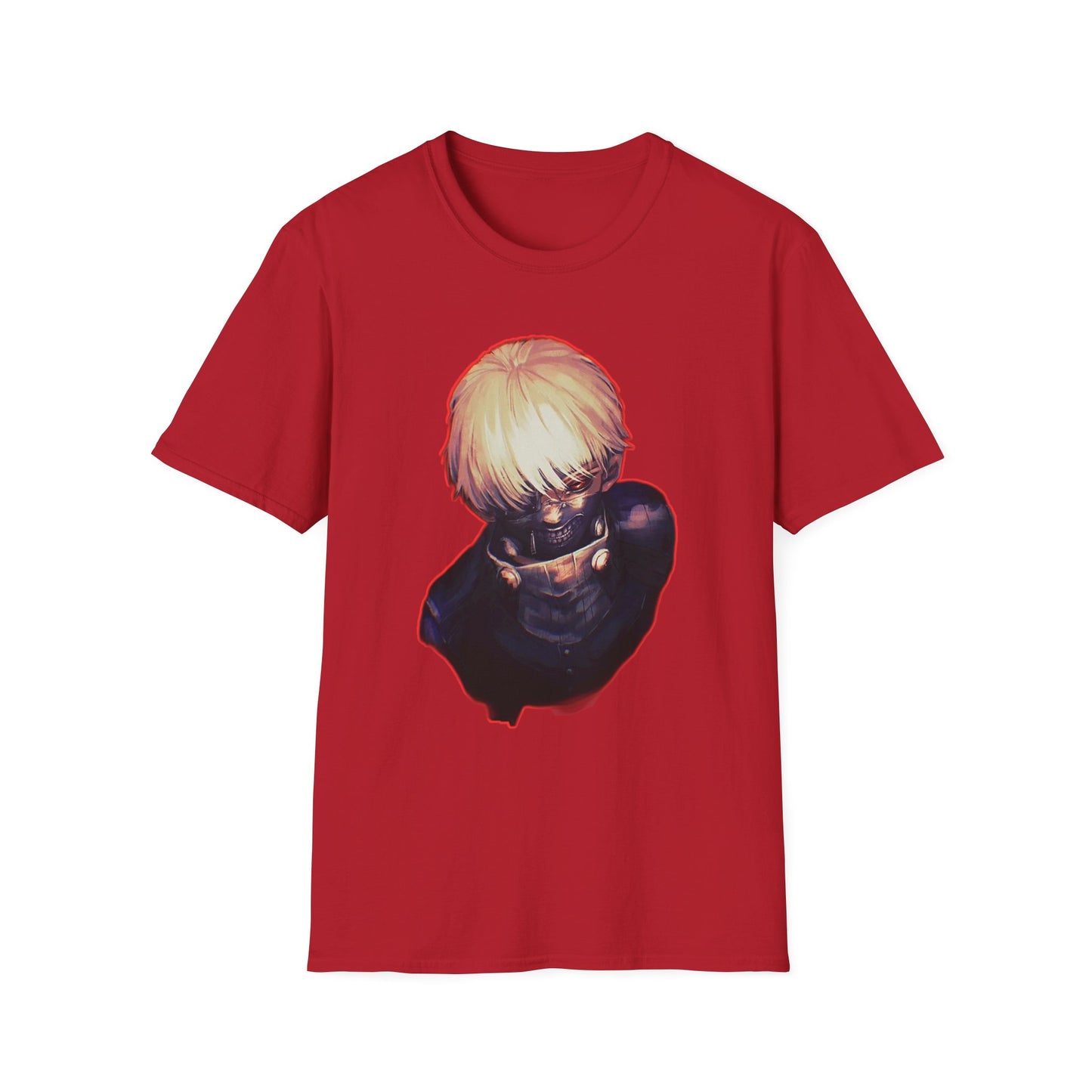 Stylish Unisex Graphic Tee tokyo ghoul style 5- Trendy Softstyle T-Shirt for Casual Wear, Gifts, Anime Fans, Everyday Comfort, Summer Outfits