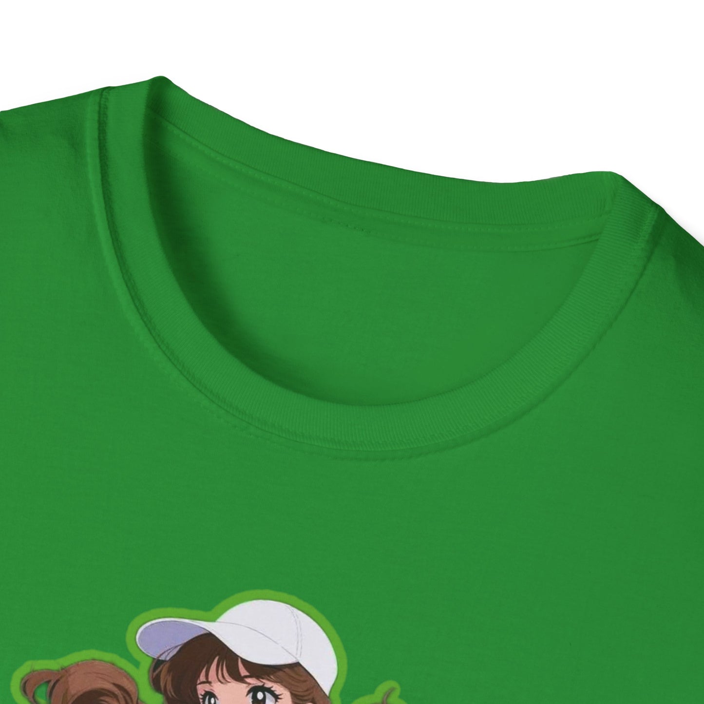 Playful Anime sailor moon 4 Character T-Shirt, Unisex Softstyle Tee, Casual Graphic Shirt, Gift for Anime Lovers, Fun Everyday Wear, Otaku Merchandise