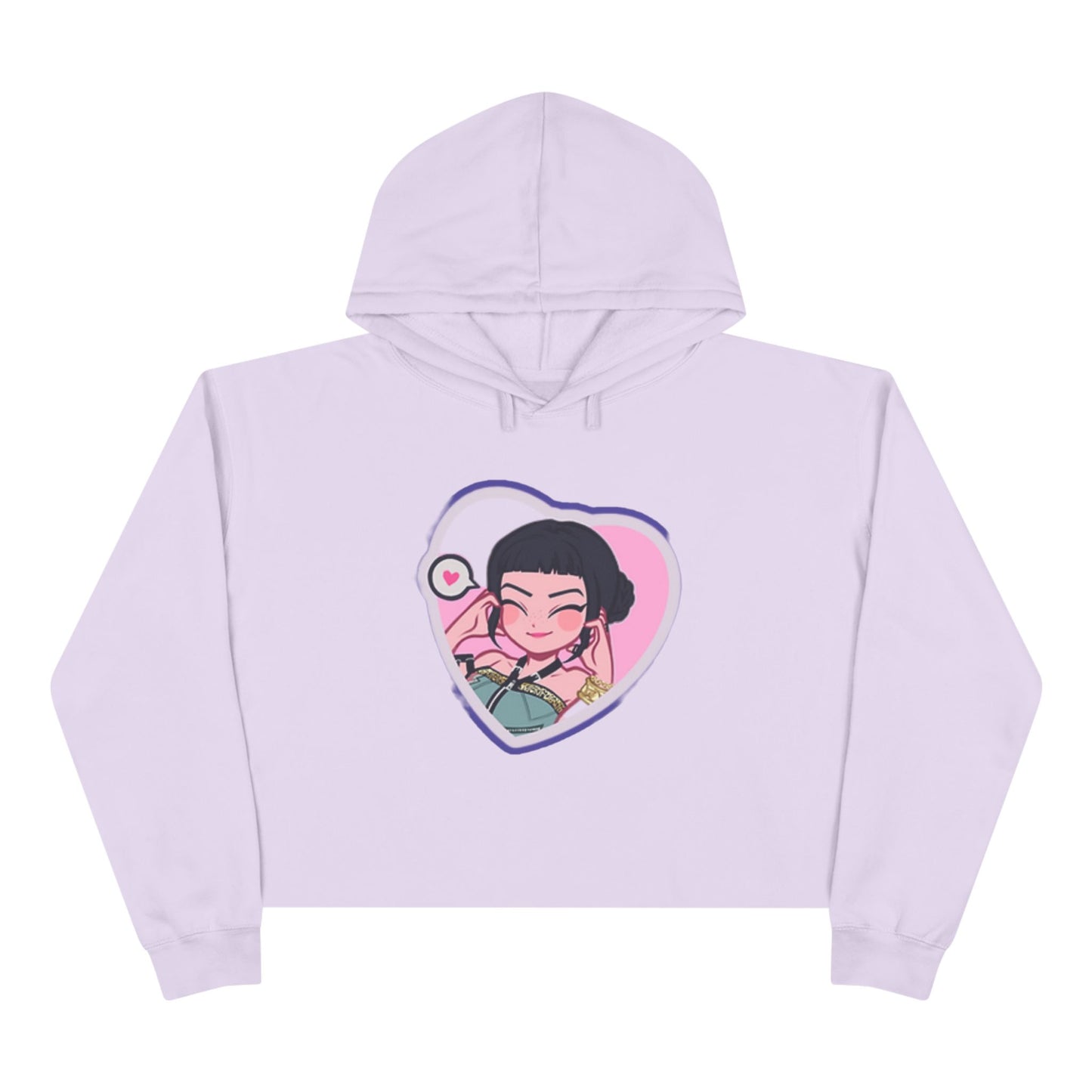 Idol style 2 Crop Hoodie, Stylish Casual Wear, Gift for Anime Fans, Perfect for Parties & Events, Unique Trendy Apparel