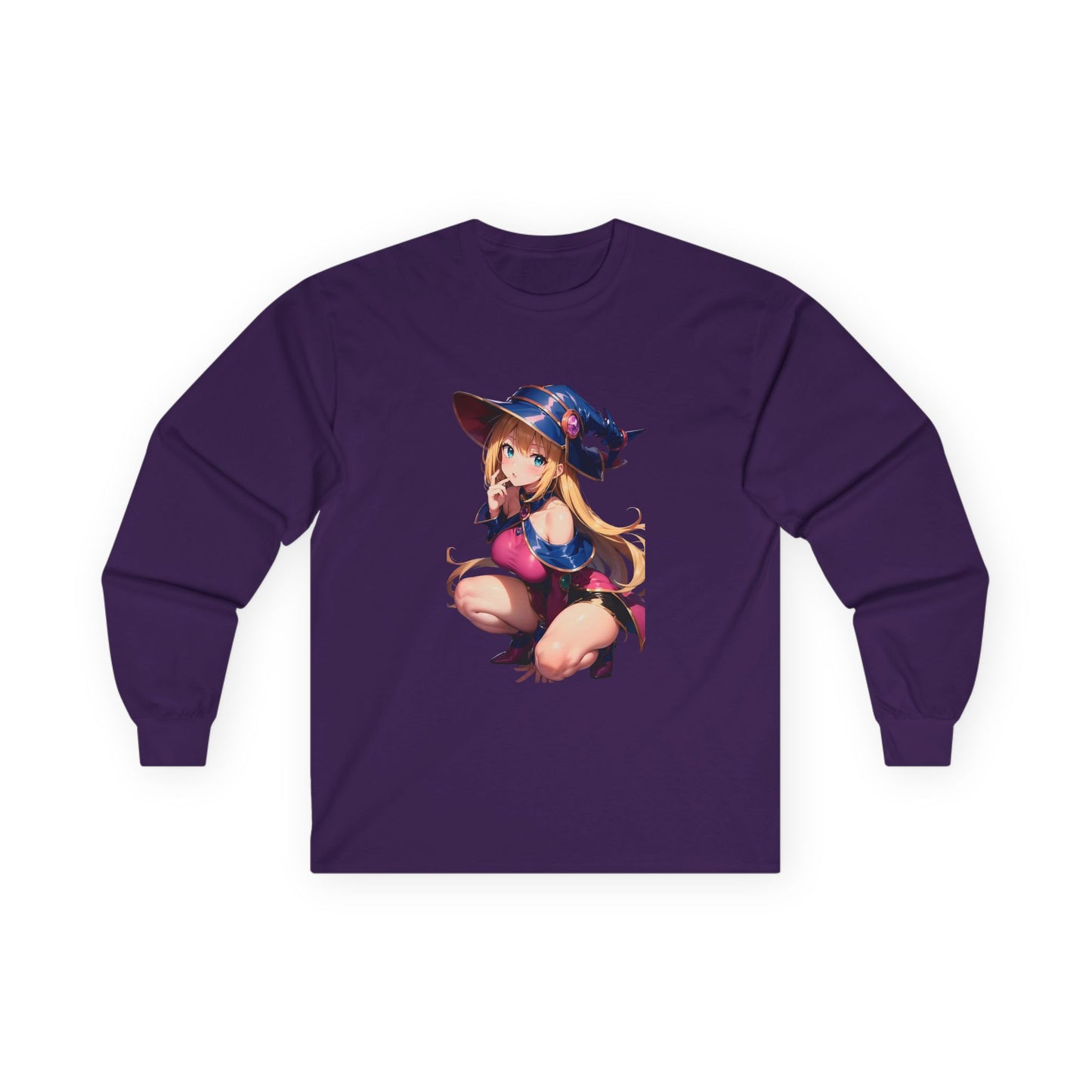 Ygo dmocgal style Long Sleeve Tee, Unisex Cotton Tee, Anime Apparel, Casual Wear, Streetwear, Unique Gift for Fans