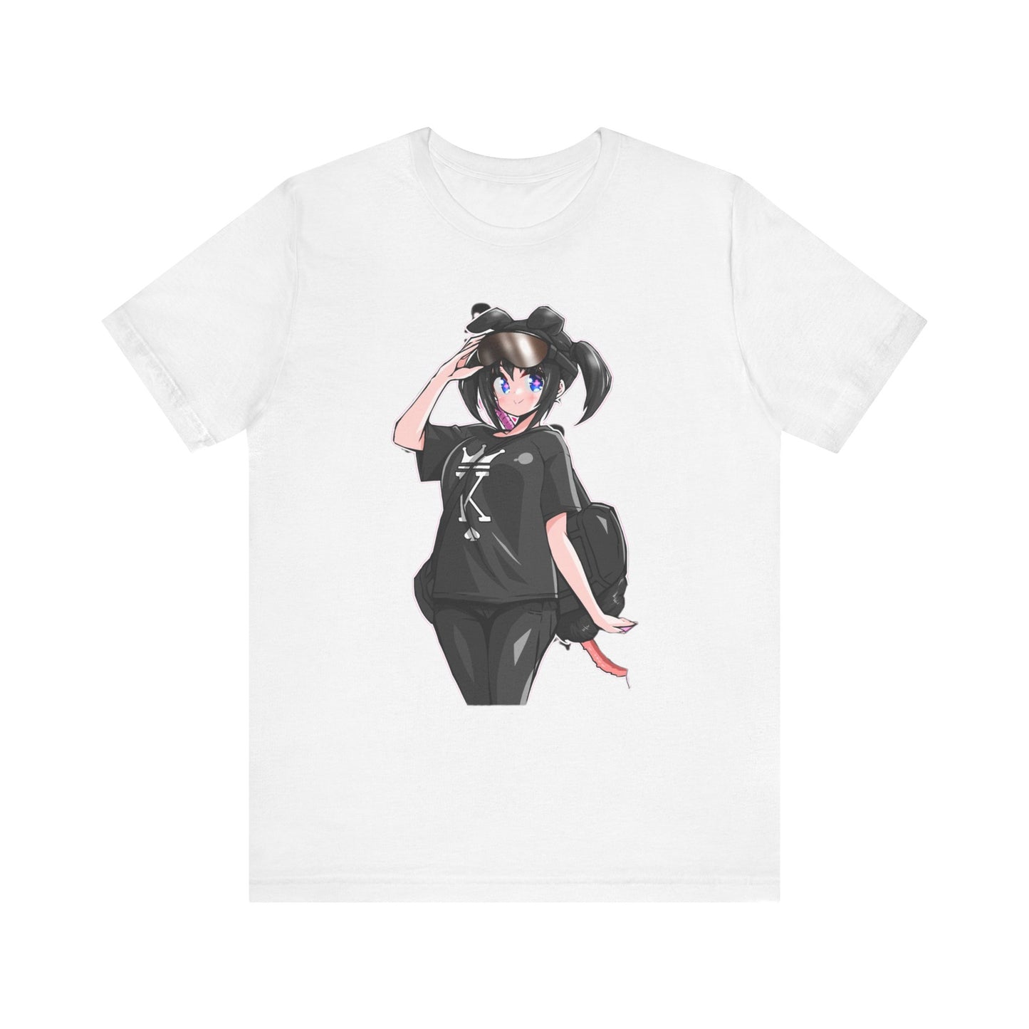 Lewd Anime-Themed Unisex Tee for Fans, Cute Graphic T-Shirt, Comfortable Everyday Wear, Perfect Gift for Anime Lovers, Stylish Casual Top