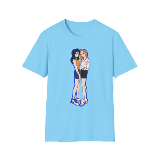 Trendy Graphic initial D 14 T-Shirt for Couples | Cute Relationship Gift | LGBTQ+ Pride | Casual Streetwear | Summer Vibes | Love Tees