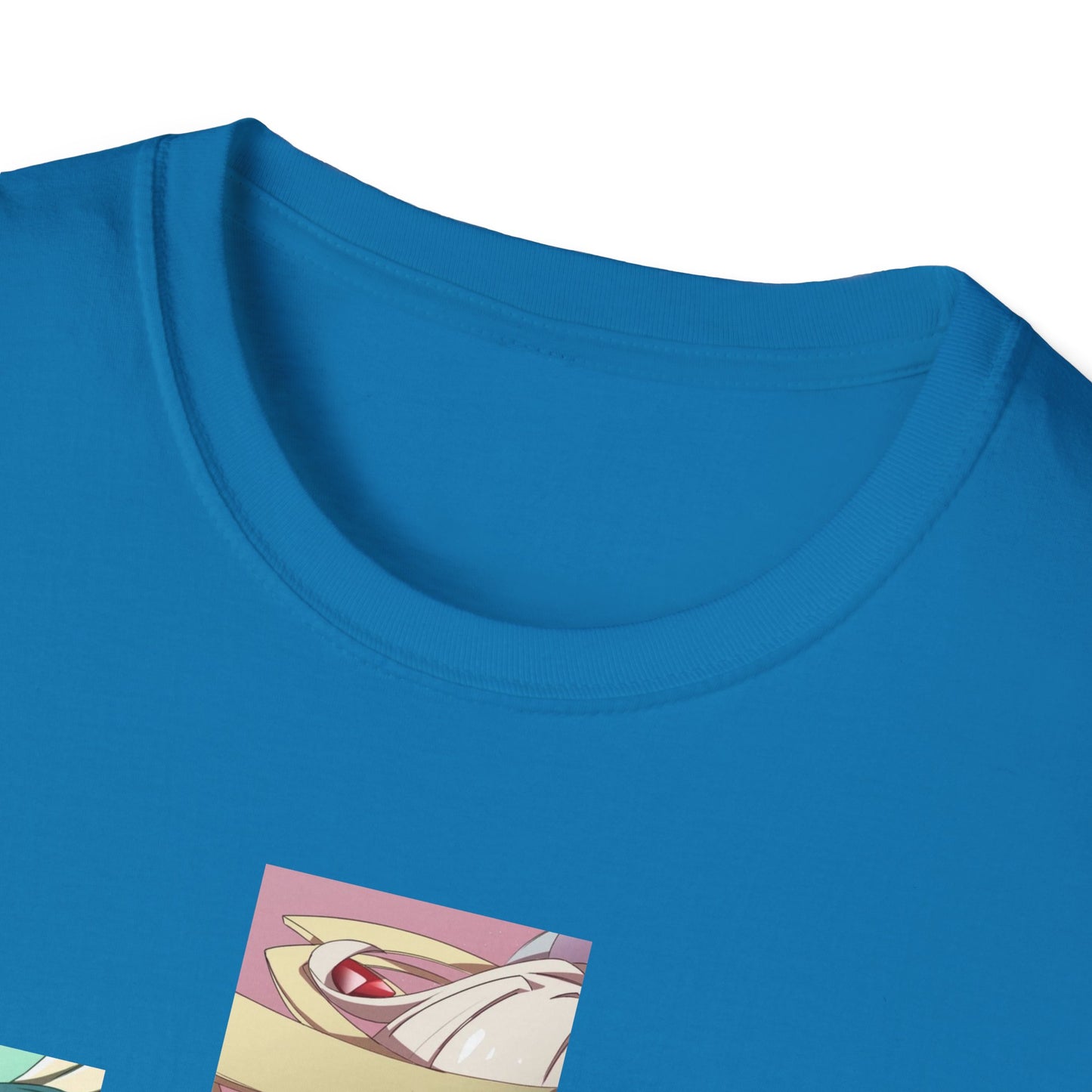 Anime Trio Unisex Softstyle T-Shirt, Casual Tee, Geek Fashion, Gift for Anime Lovers, Novelty Shirt, Unique Graphic Tee