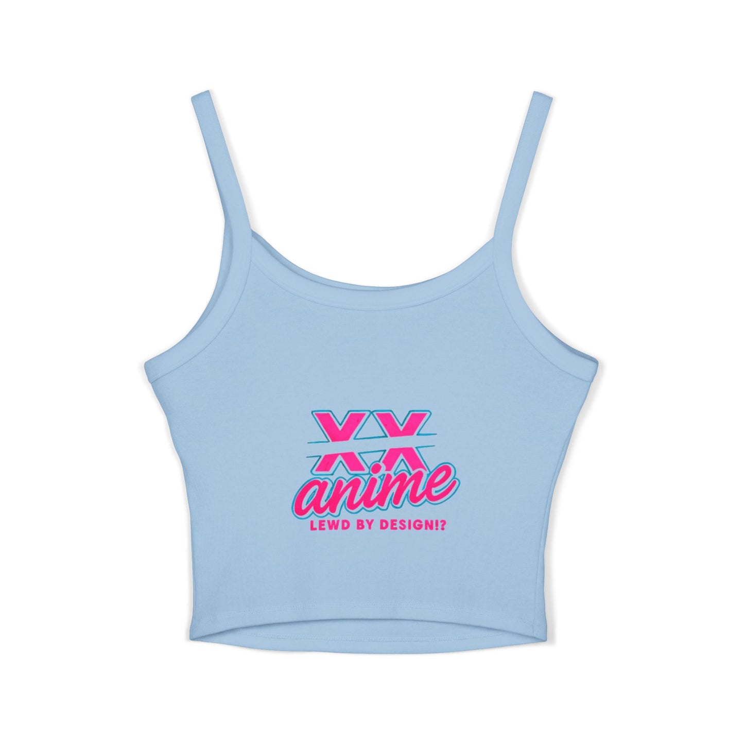 Anime-Inspired kpop Women's Spaghetti Strap Tank Top | Cute Graphic Tees for Summer, Festival Wear, Casual Outfits, Anime Lovers, Unique Gift