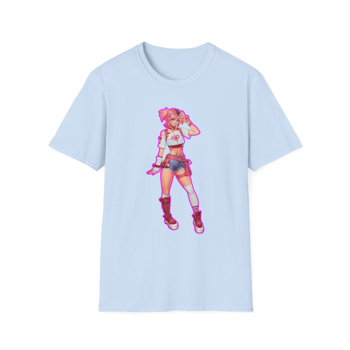 Vibrant Graphic spooky season fortnite 2Tee, Unisex Softstyle T-Shirt, Trendy Casual Wear, Perfect for Parties, Gift for Anime Lovers, Unique Statement Shirt