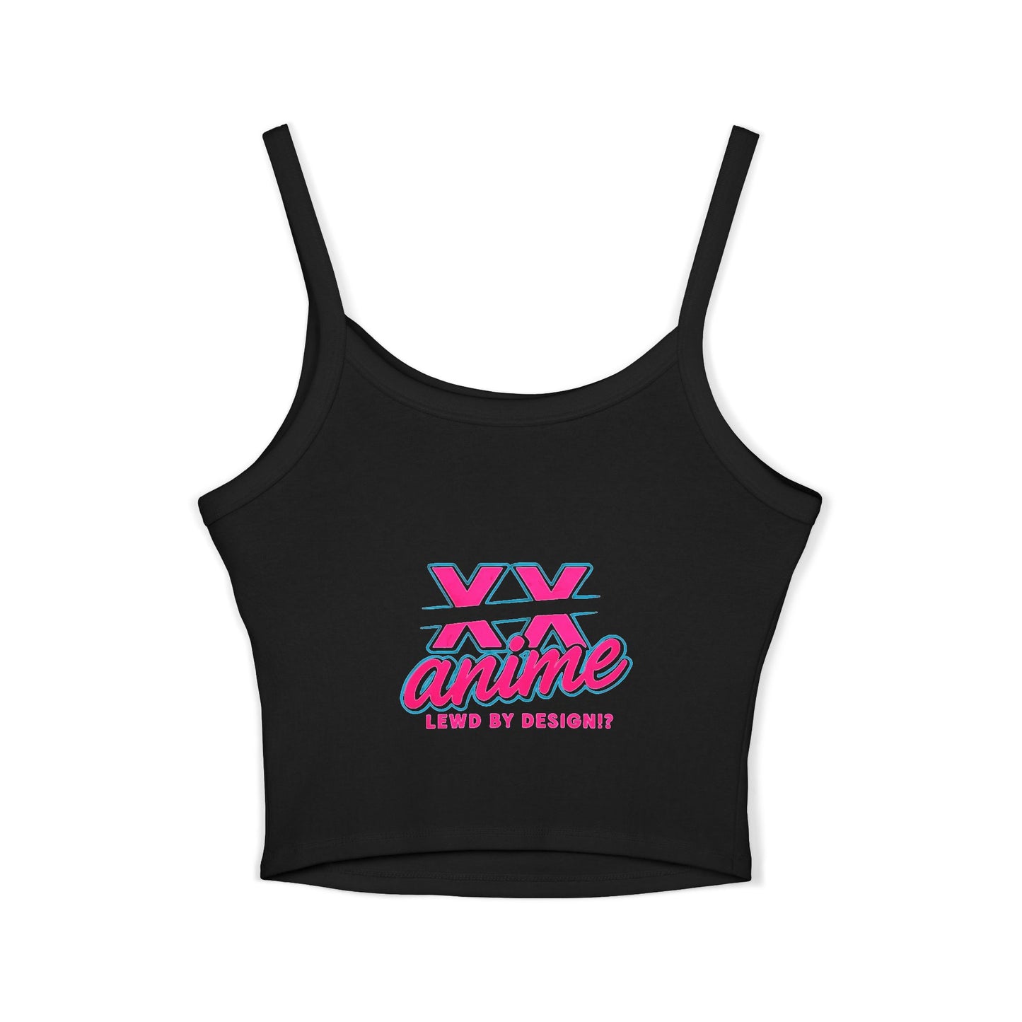 Anime-Inspired kpop Women's Spaghetti Strap Tank Top | Cute Graphic Tees for Summer, Festival Wear, Casual Outfits, Anime Lovers, Unique Gift