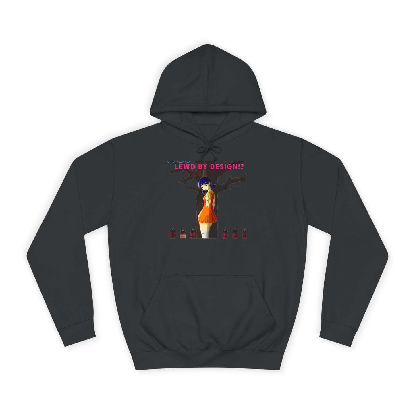 Trendy Anime College Hoodie, Cozy Unisex Sweatshirt, Perfect Gift for Students, Casual Streetwear, Unique Graphic Pullover