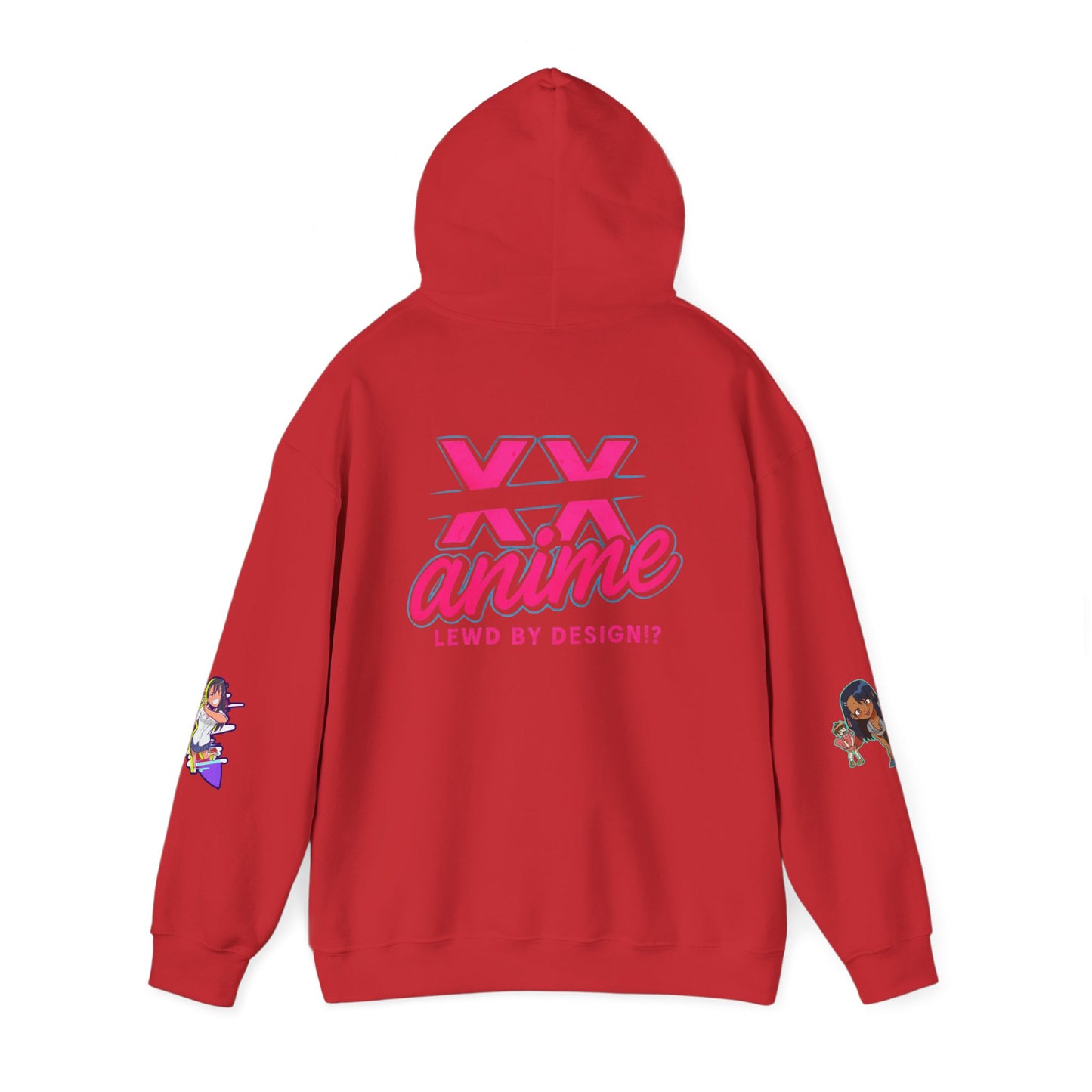 Anime-Themed Hoodie with Playful Graphics, Gift for Anime Fans, Cozy Lounge Wear, Casual Streetwear, Unique Gift Idea