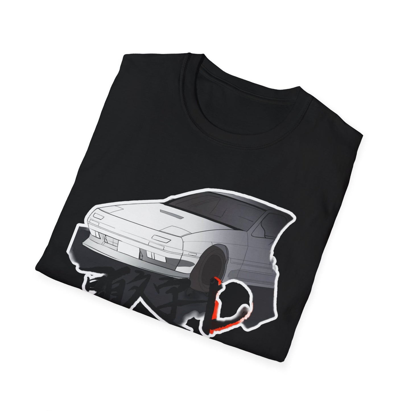 Cool Car Graphic initial D Unisex Tee, Softstyle T-Shirt for Auto Enthusiasts, Perfect Gift for Birthdays and Car Shows, Casual Everyday Wear