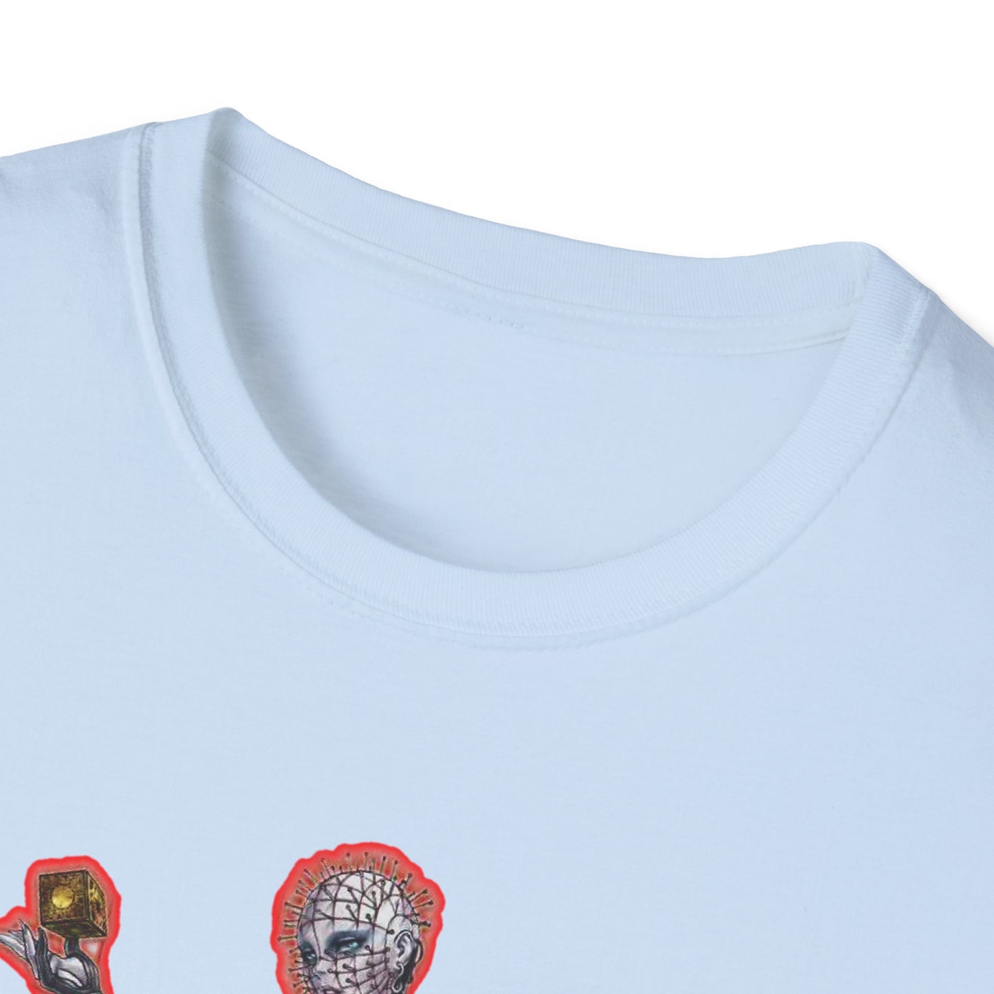 Stylish Graphic spooky season masters of horror 4Tee - Unisex Softstyle T-Shirt with Artistic Design, Casual Wear, Gift for Art Lovers, Unique Fashion Top, Everyday Comfort