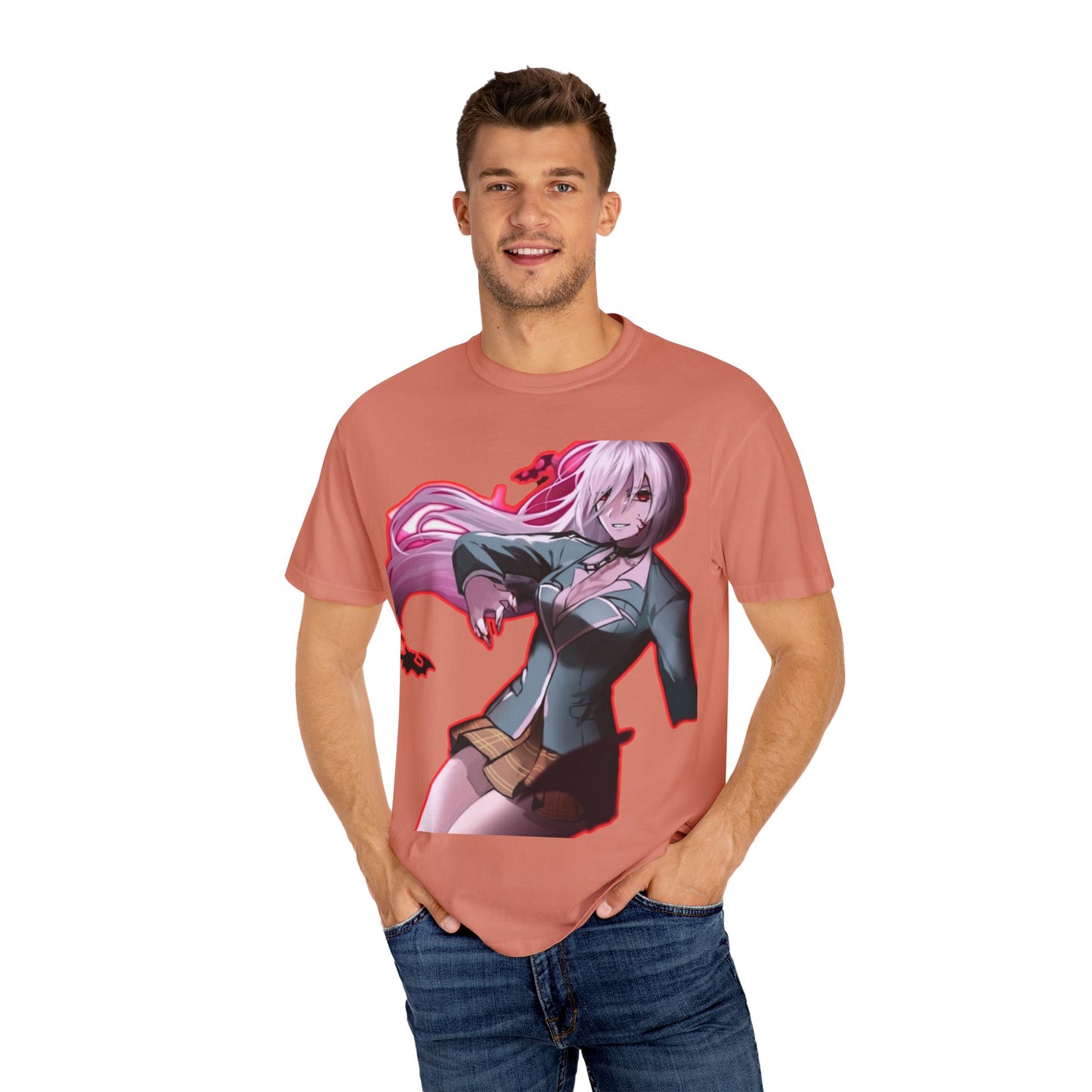 Anime-Themed T-Shirt Featuring Bold Artwork