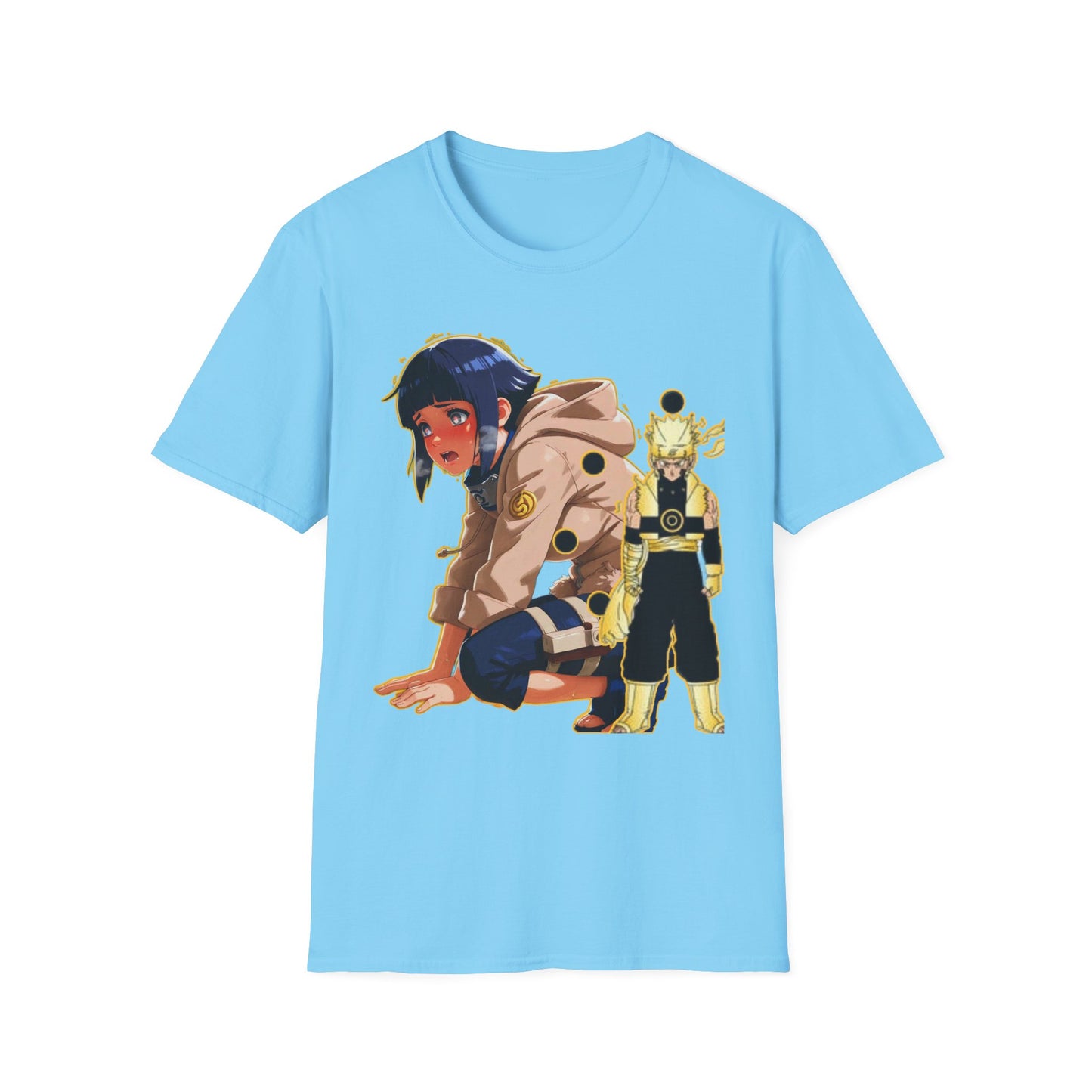 Anime-Inspired Naruto 2 Unisex Softstyle T-Shirt, Graphic Tee for Fans, Casual Wear, Gift for Birthdays, Cosplay Outfit, Summer Style