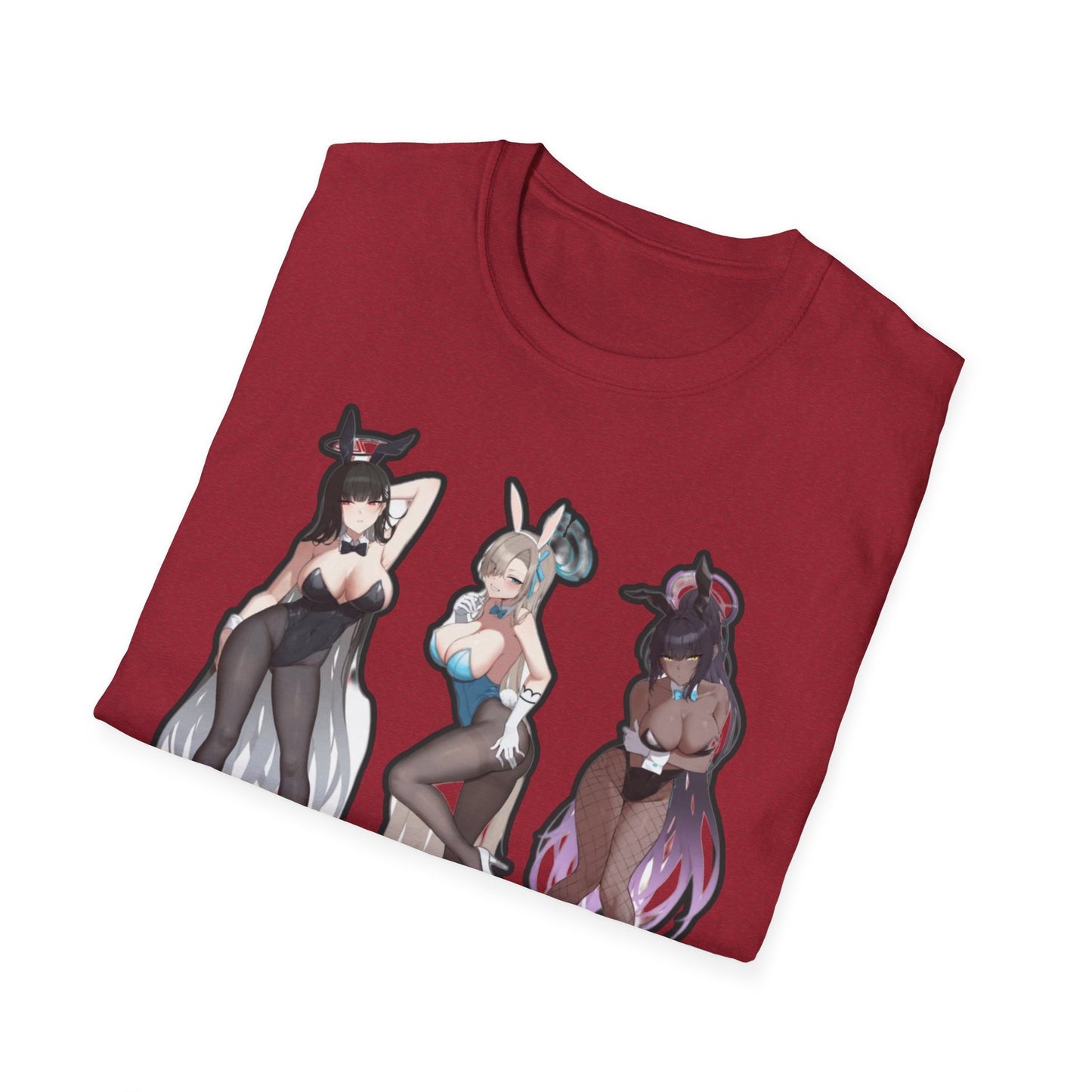 Anime-Inspired lewd bunny Unisex Softstyle T-Shirt, Cute Anime Art Tee, Casual Streetwear, Geeky Gift for Him/Her, Halloween Party Top, Graphic [...]