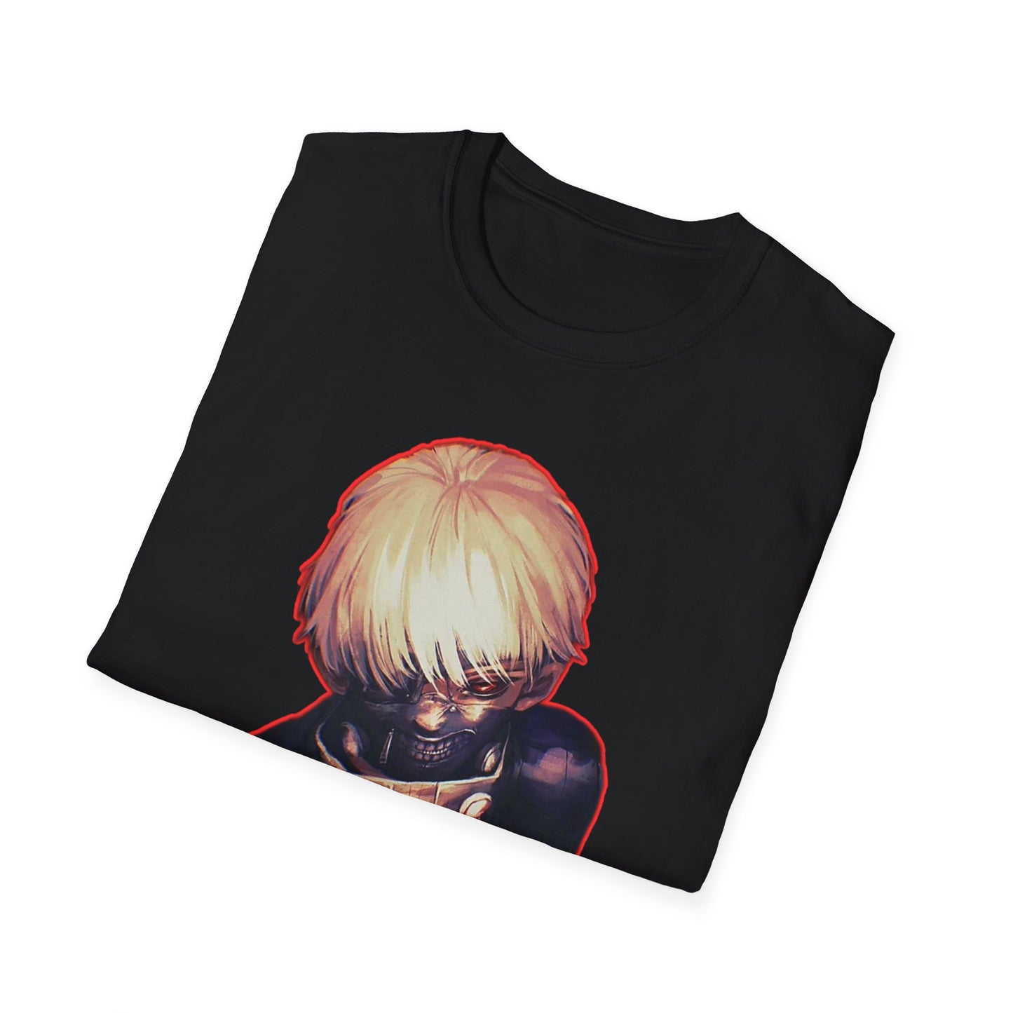 Stylish Unisex Graphic Tee tokyo ghoul style 5- Trendy Softstyle T-Shirt for Casual Wear, Gifts, Anime Fans, Everyday Comfort, Summer Outfits