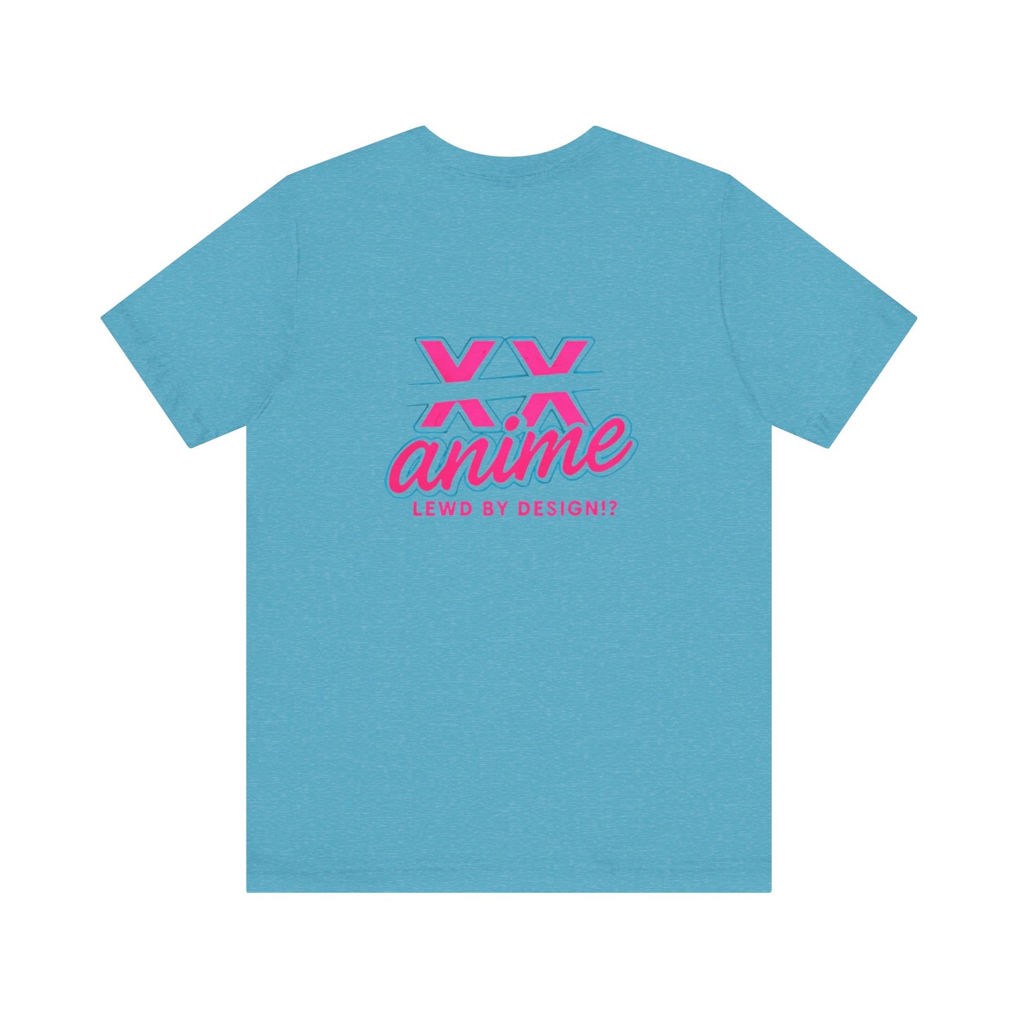 Lewd Anime-Themed Unisex Tee for Fans, Cute Graphic T-Shirt, Comfortable Everyday Wear, Perfect Gift for Anime Lovers, Stylish Casual Top