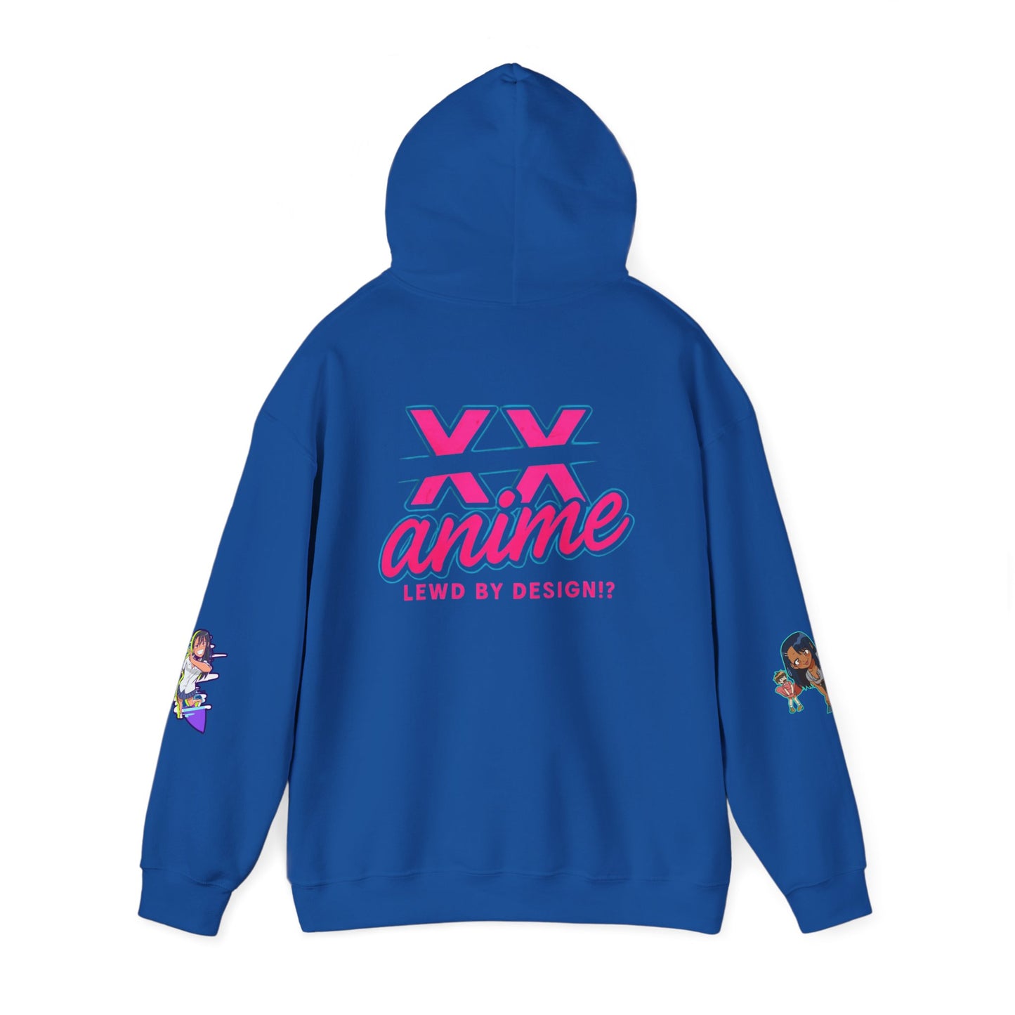 Anime-Themed Hoodie with Playful Graphics, Gift for Anime Fans, Cozy Lounge Wear, Casual Streetwear, Unique Gift Idea