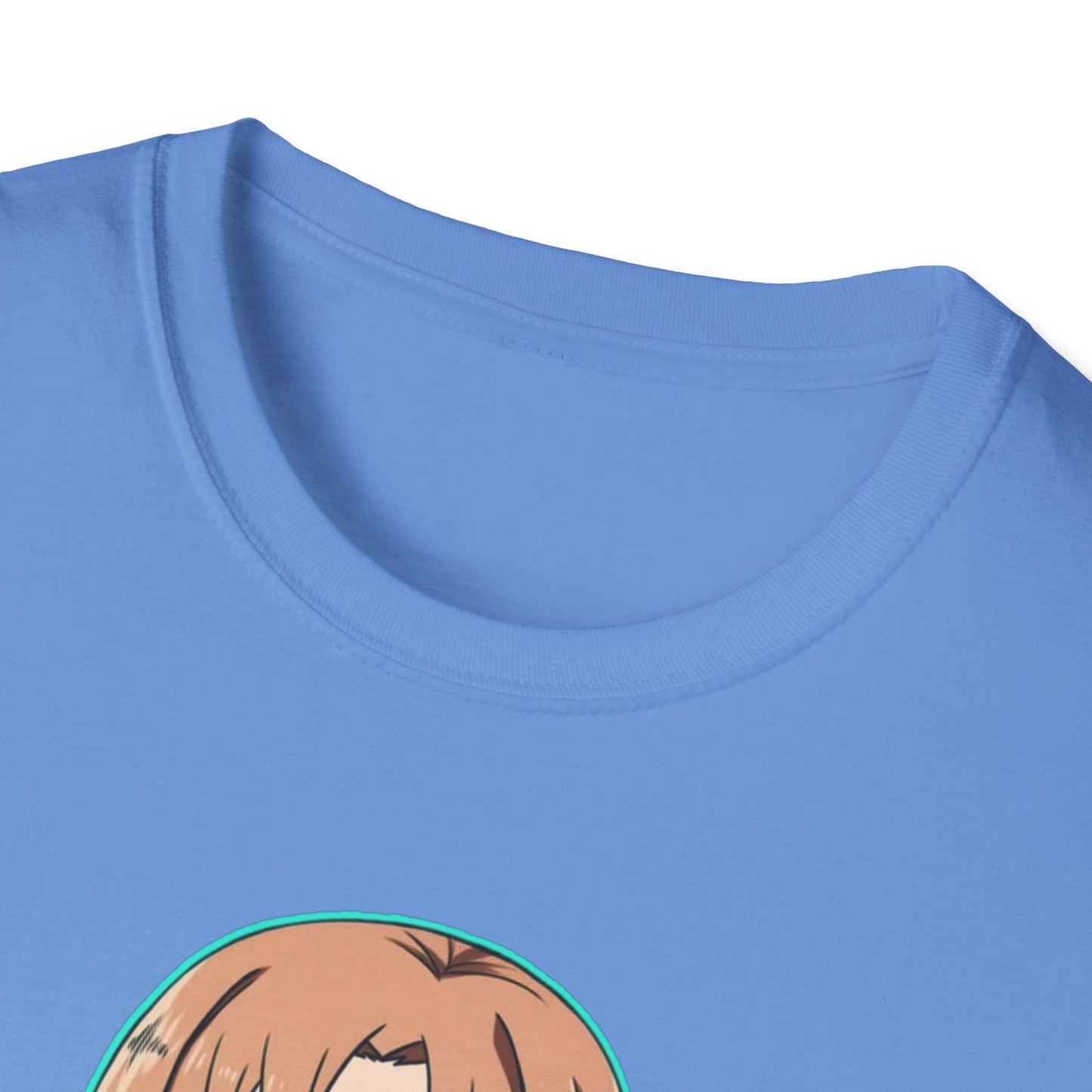 Kawaii Pancake Lover sao T-Shirt, Cute Anime Tee, Foodie Gift, Unisex Softstyle Tee, Perfect for Pancake Day, Birthday, Everyday Wear