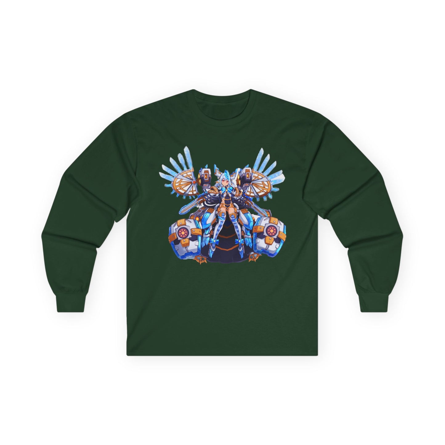 Drykage Long Sleeve Tee, Urban Streetwear, Graphic Tee, Birthday Gift, Cozy Anime Top, Casual Wear