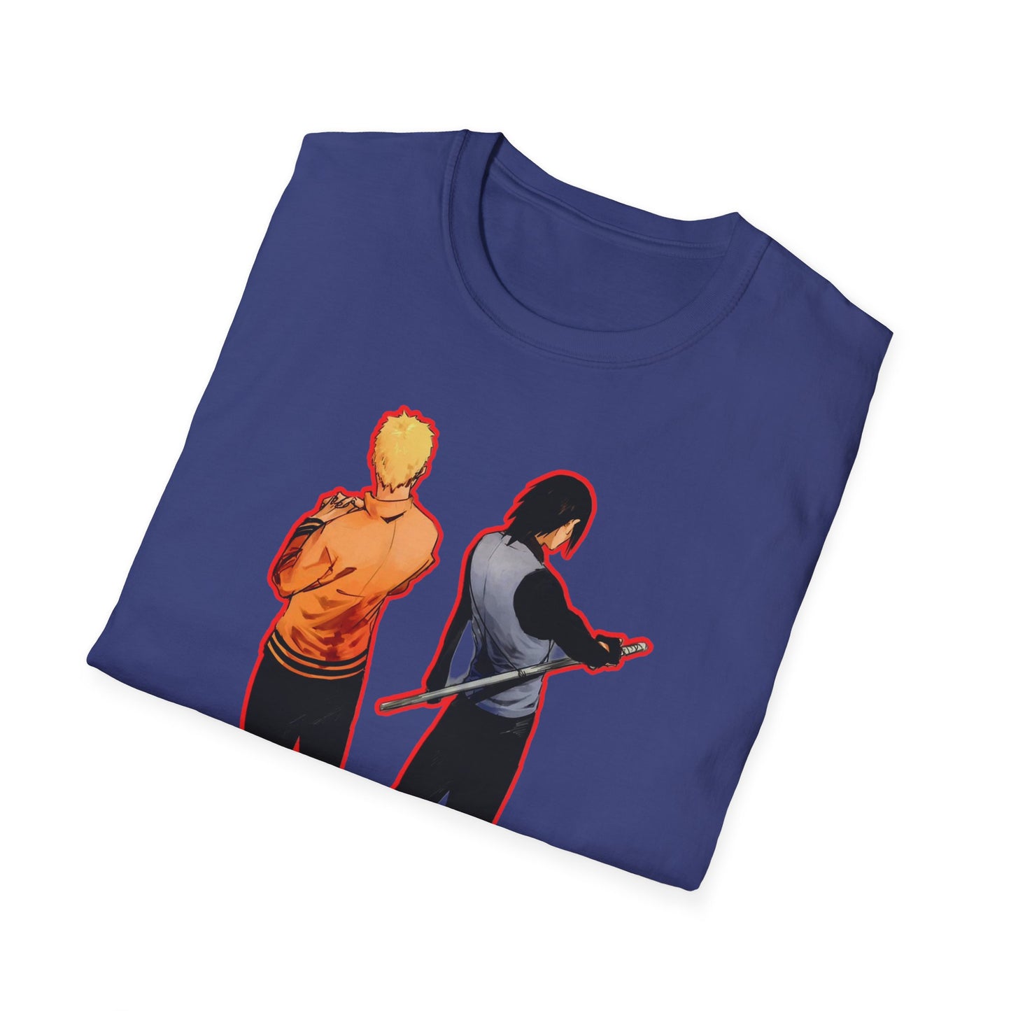 Dynamic Duo Naruto Unisex T-Shirt, Casual Graphic Tee, Perfect Gift for Friends, Birthday Apparel, Fan Merchandise