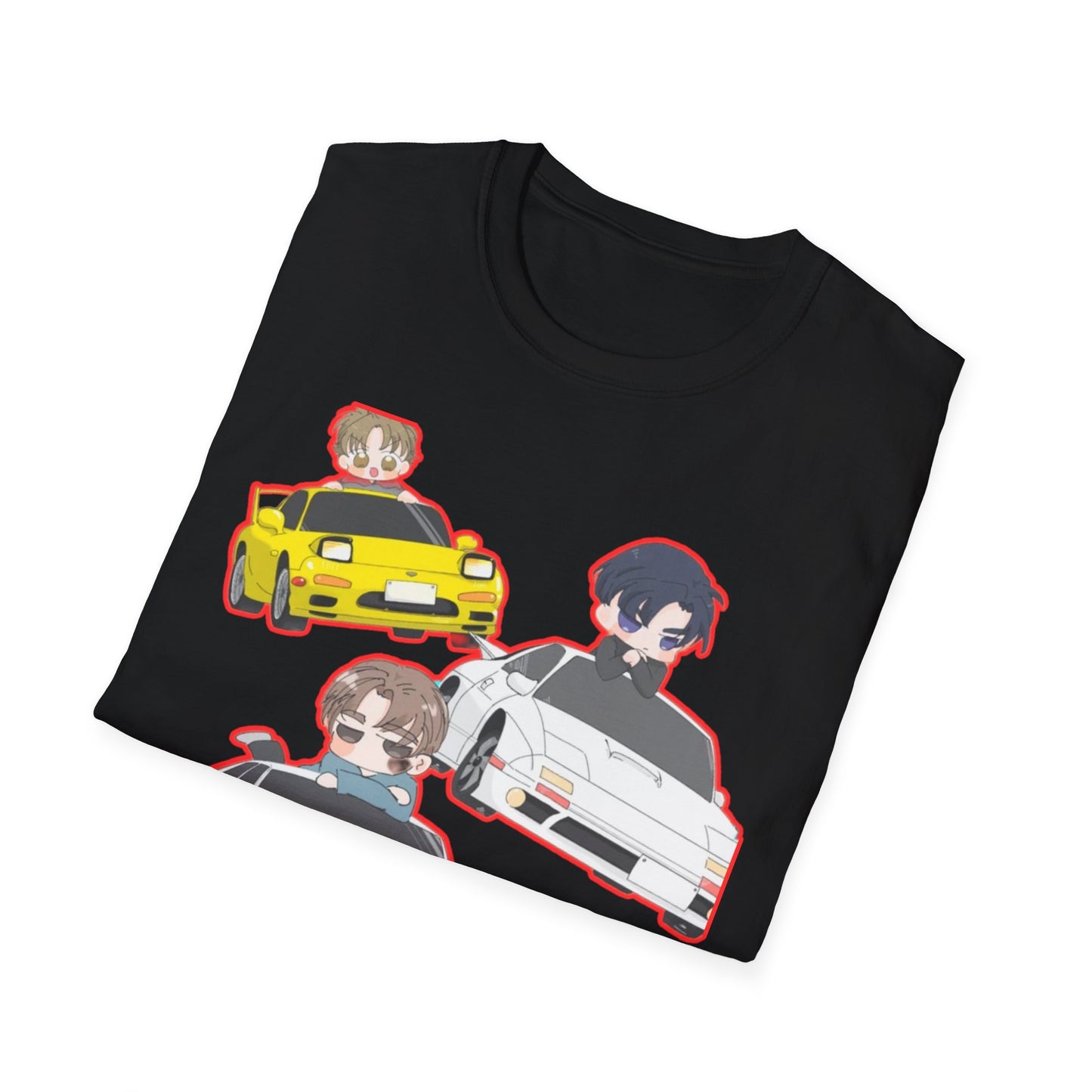 Anime Car initial D 2 Enthusiast T-Shirt, Cool Graphic Tee, Unisex Design, Perfect Gift for Gamers, Casual Streetwear, Fun Summer Shirt