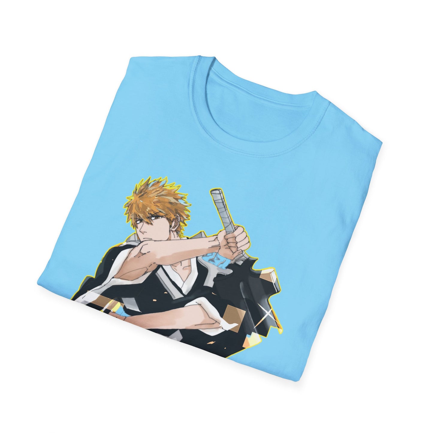 Bleach 12 Anime Unisex T-Shirt, Ichigo Graphic Tee, Softstyle Shirt, Gift for Fans, Casual Wear, Anime Merchandise