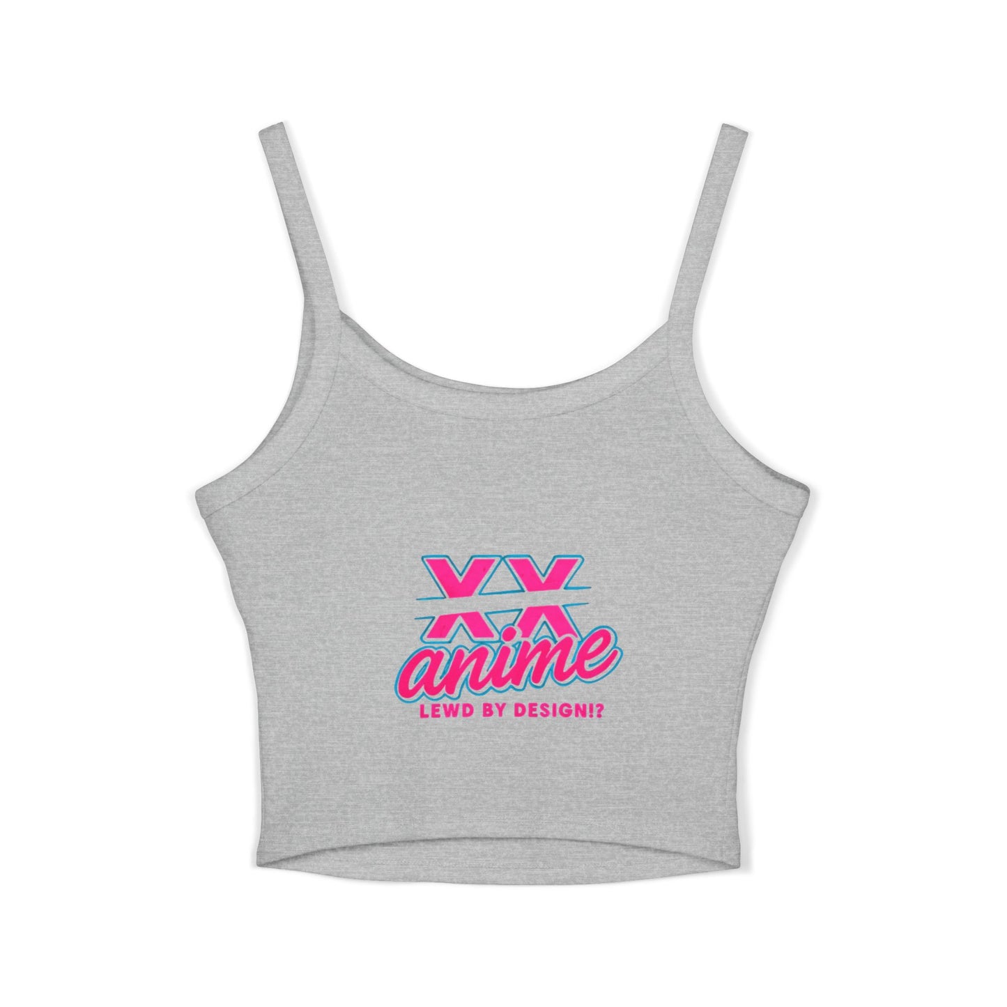 Anime-Inspired kpop Women's Spaghetti Strap Tank Top | Cute Graphic Tees for Summer, Festival Wear, Casual Outfits, Anime Lovers, Unique Gift