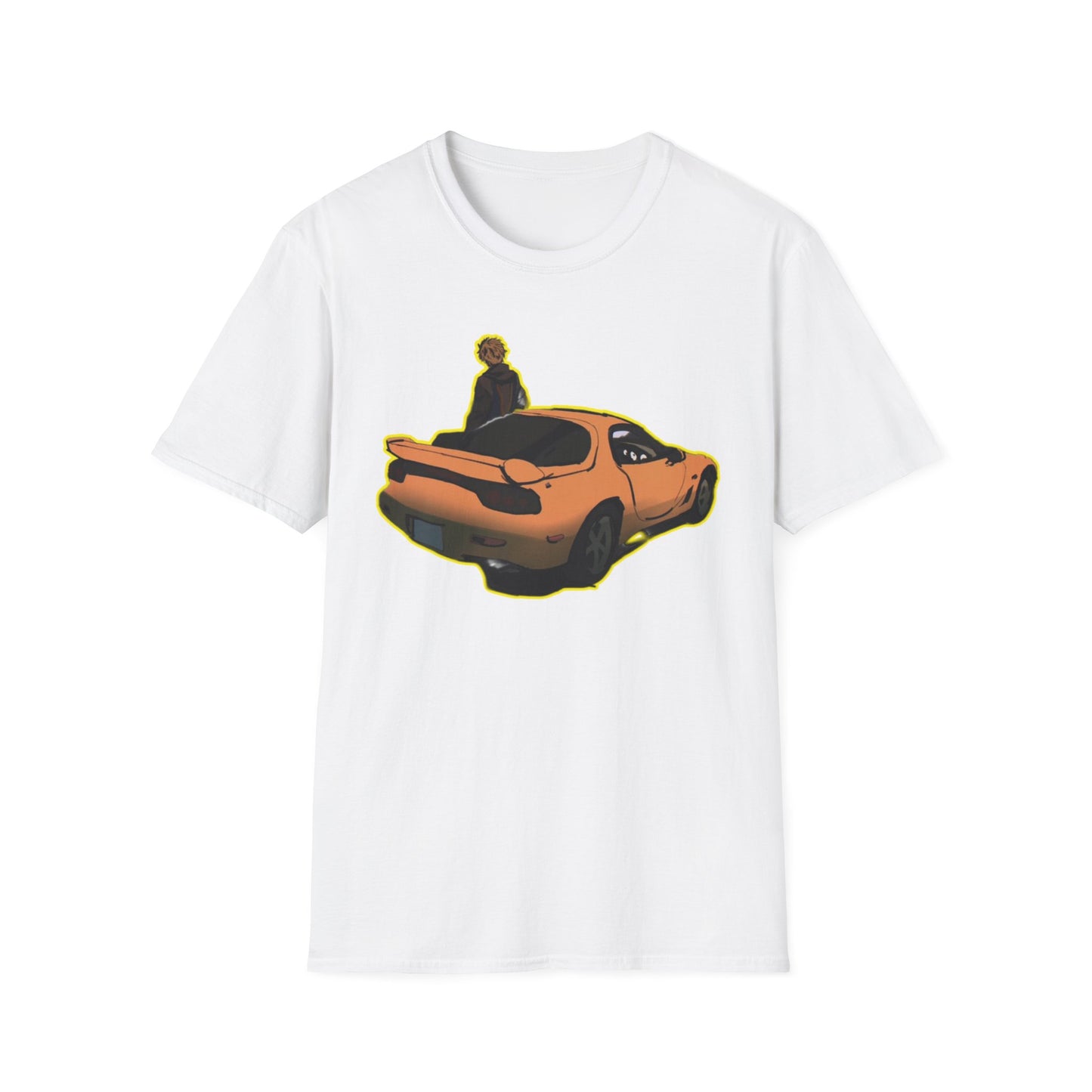 Vibrant Car Art initial D 8 Unisex Softstyle T-Shirt, Casual Graphic Tee, Gift for Car Enthusiasts, Unique Apparel for Everyday Wear, Retro [...]