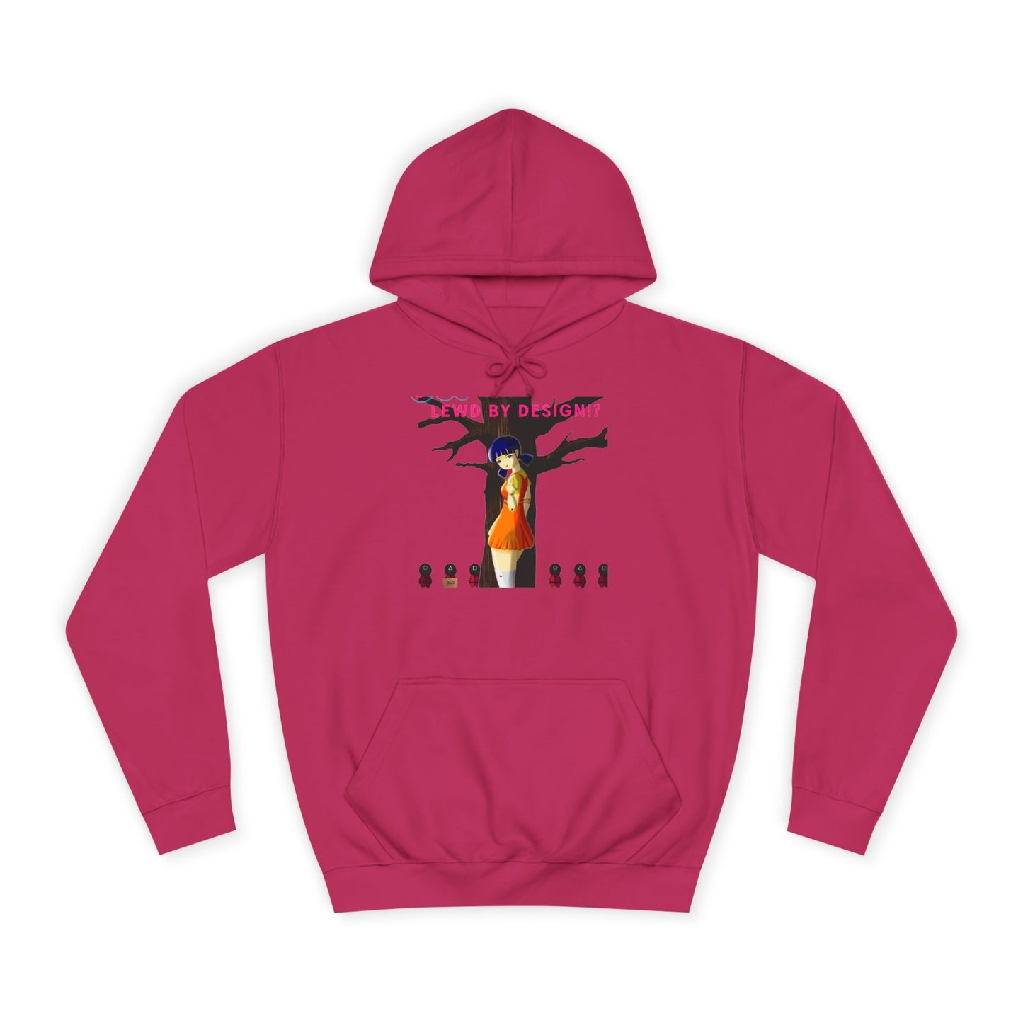 Trendy Anime College Hoodie, Cozy Unisex Sweatshirt, Perfect Gift for Students, Casual Streetwear, Unique Graphic Pullover