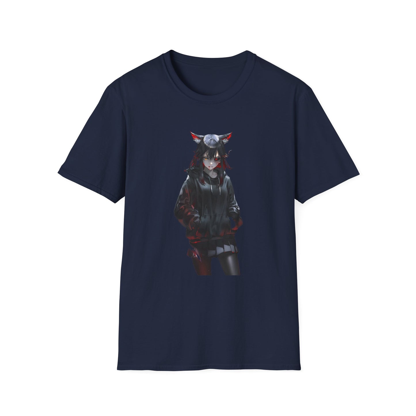 Anime-Inspired Graphic tokyo ghoul style 6T-Shirt, Unisex Softstyle Tee, Casual Wear, Gift for Otaku, Anime Expo, Trendy Streetwear, Unique Fashion