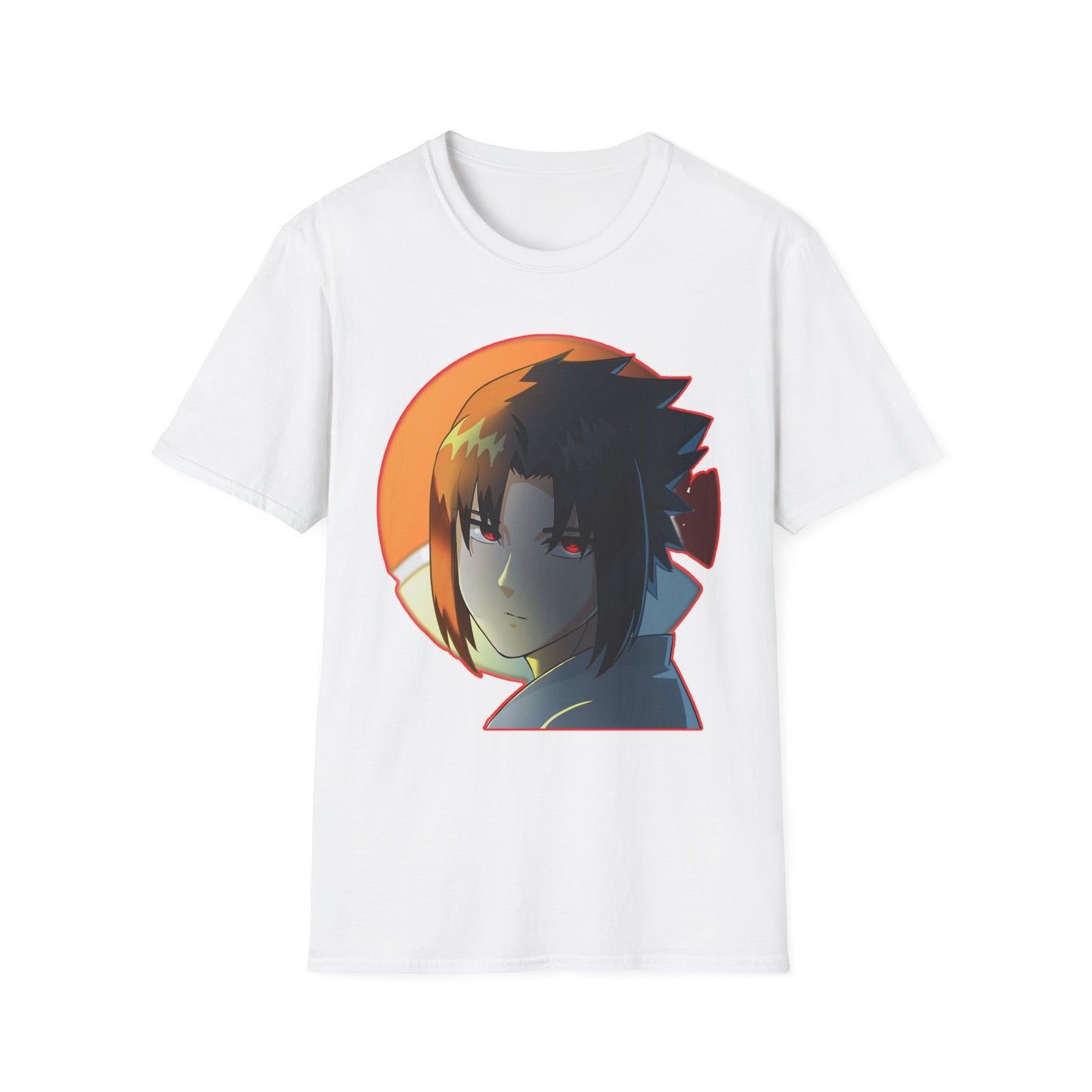 Anime-Inspired naruto Unisex Softstyle T-Shirt with Cool Character Design, Graphic Tee for Fans, Perfect for Gifts, Casual Wear, Unisex Apparel