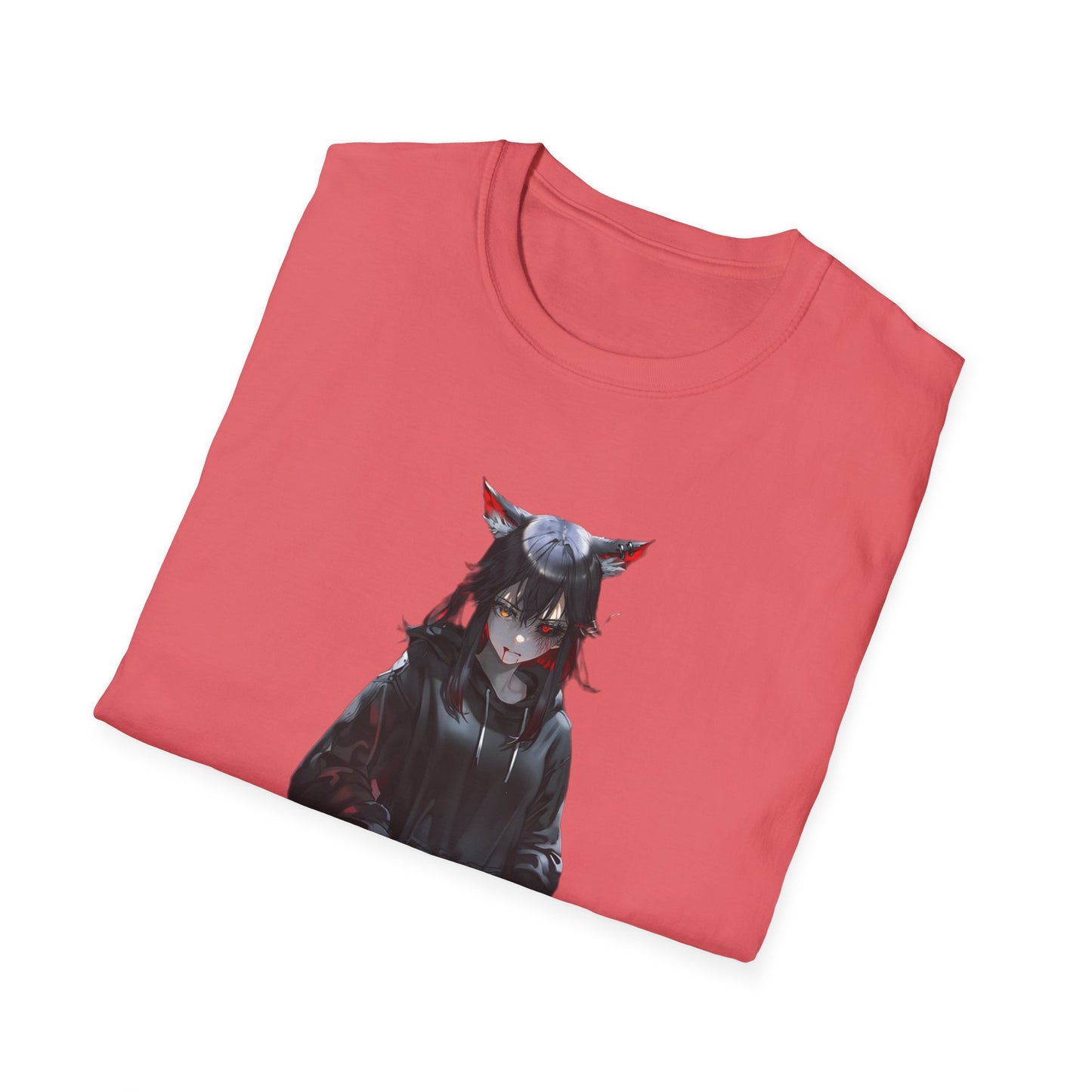 Anime-Inspired Graphic tokyo ghoul style 6T-Shirt, Unisex Softstyle Tee, Casual Wear, Gift for Otaku, Anime Expo, Trendy Streetwear, Unique Fashion