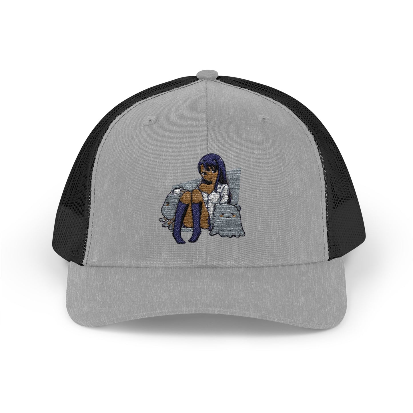 Chic Embroidered Snapback Trucker Cap, Stylish Hat for Women, Casual Fashion Accessory, Perfect Gift, Summer Vibes