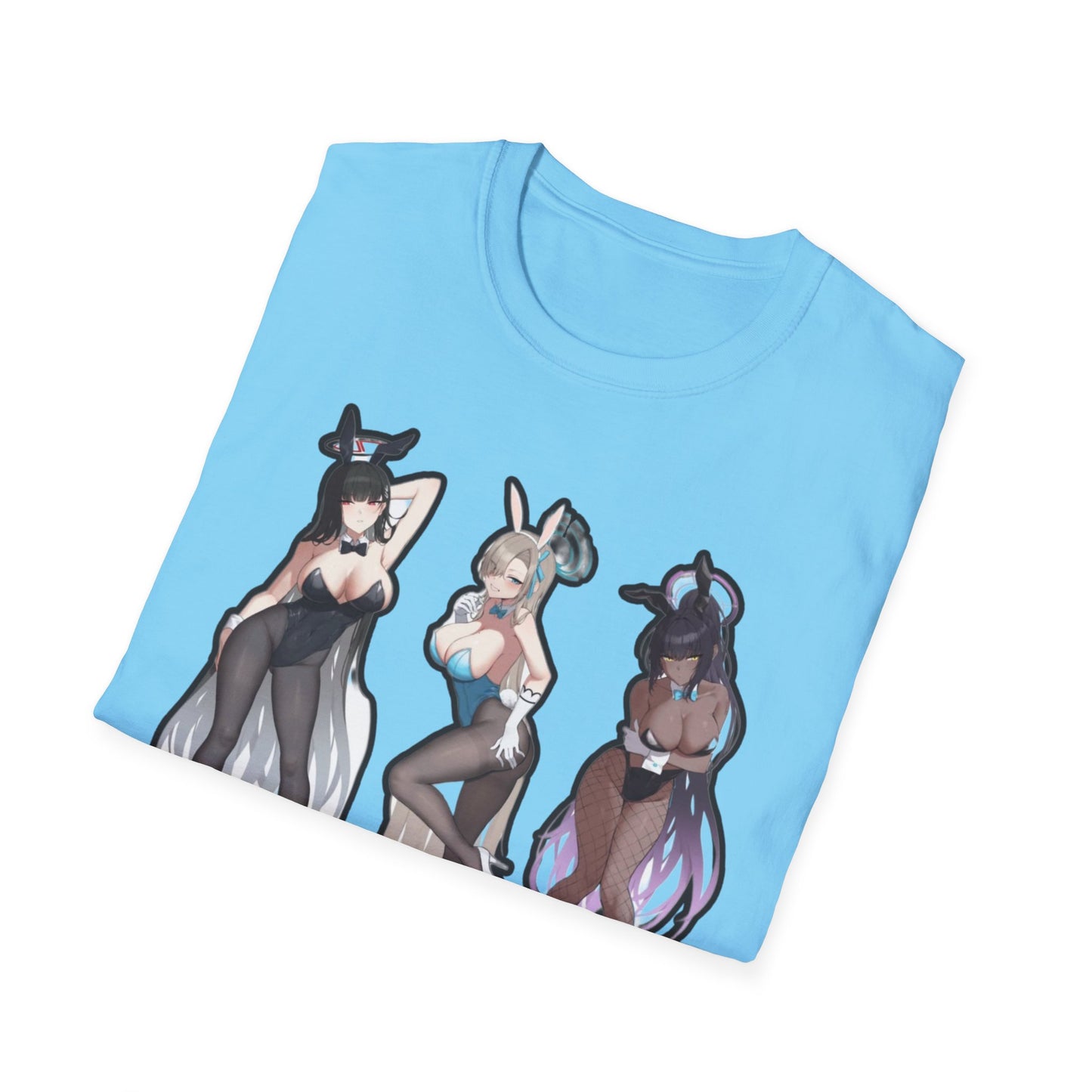 Anime-Inspired lewd bunny Unisex Softstyle T-Shirt, Cute Anime Art Tee, Casual Streetwear, Geeky Gift for Him/Her, Halloween Party Top, Graphic [...]