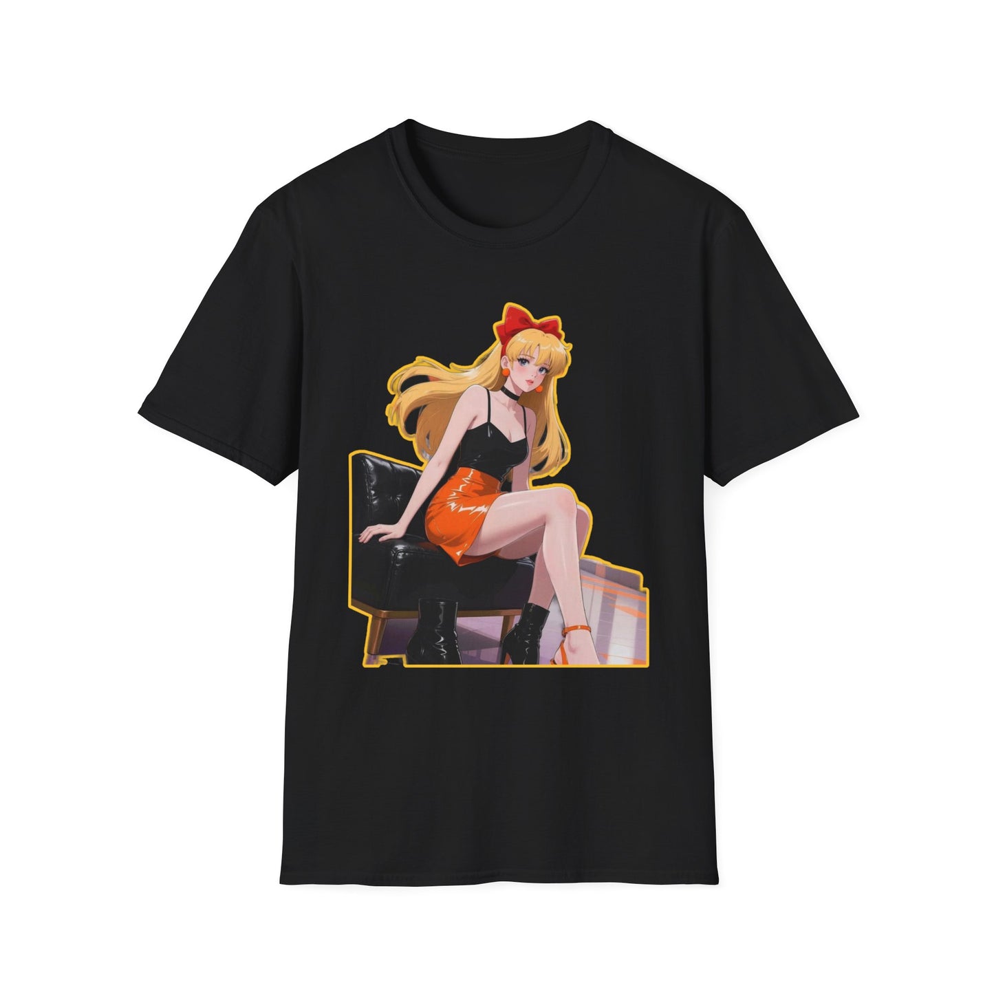 Anime-Inspired sailor moon 3 Unisex T-Shirt with Playful Chic Design, Casual Wear, Anime Fans, Gifts for Friends, Summer Fashion, Unique Graphic Tee